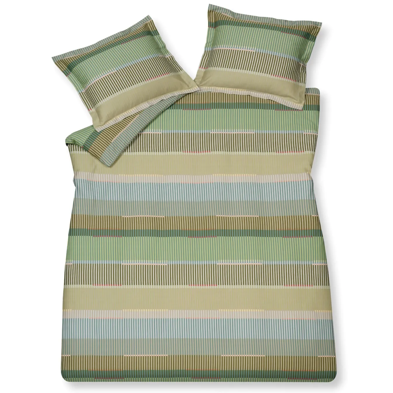 Outlet Bath & Living Vandyck Duvet cover OPTIMIST Smoke Green 240x220 cm (satin cotton)