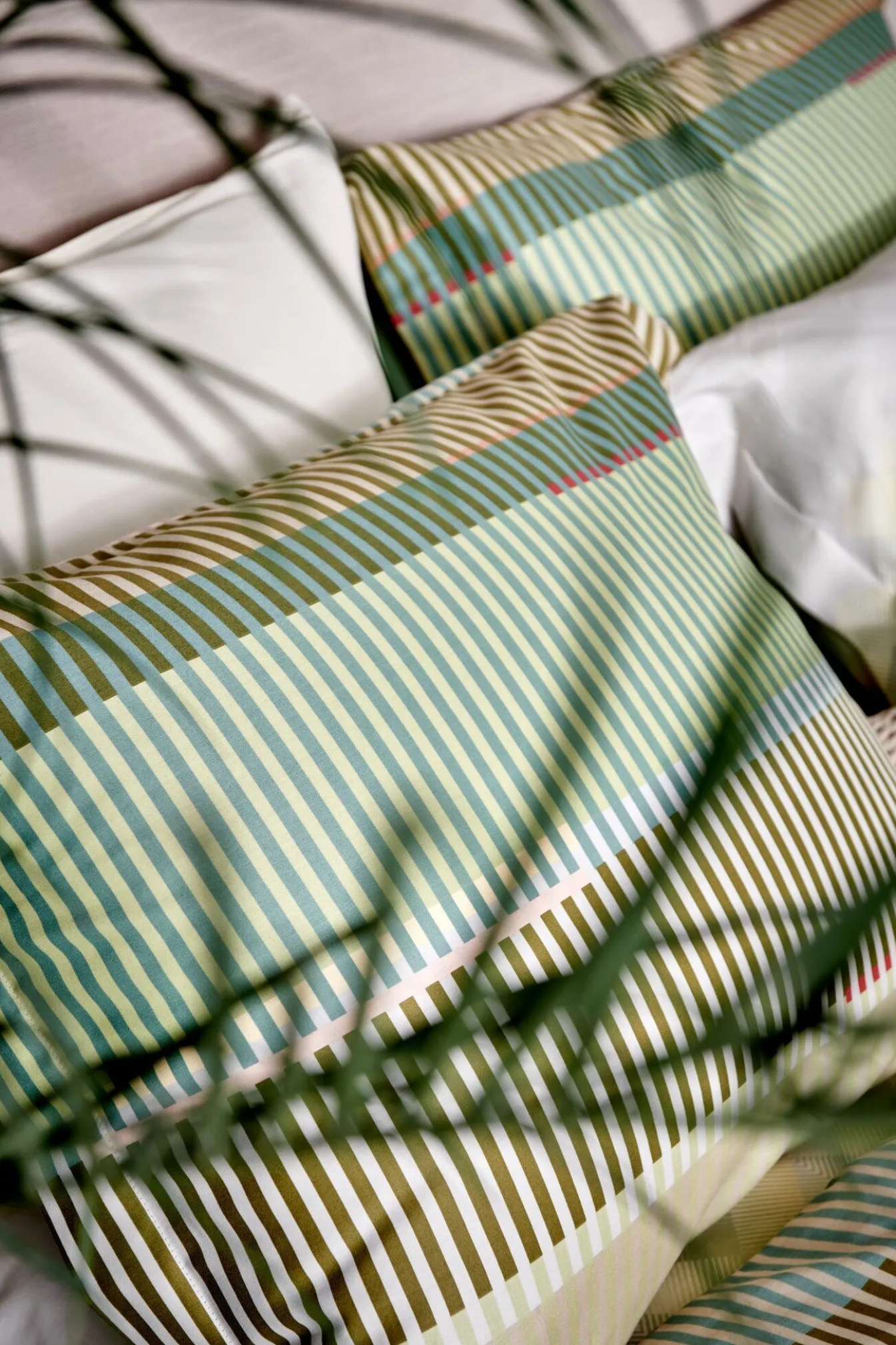 Discount Bath & Living Vandyck Duvet cover OPTIMIST Smoke Green 200x220 cm (satin cotton)