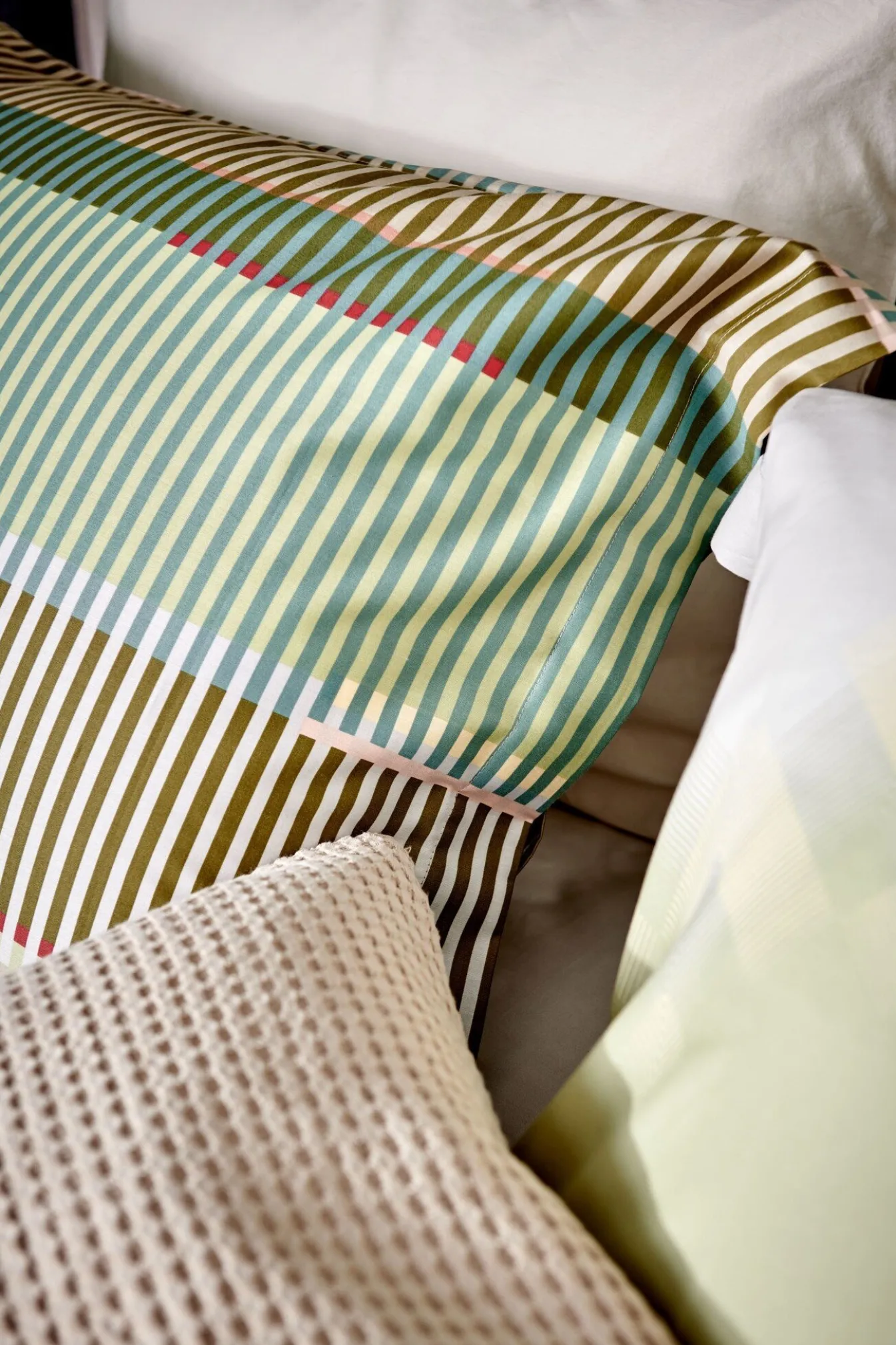 Discount Bath & Living Vandyck Duvet cover OPTIMIST Smoke Green 200x220 cm (satin cotton)