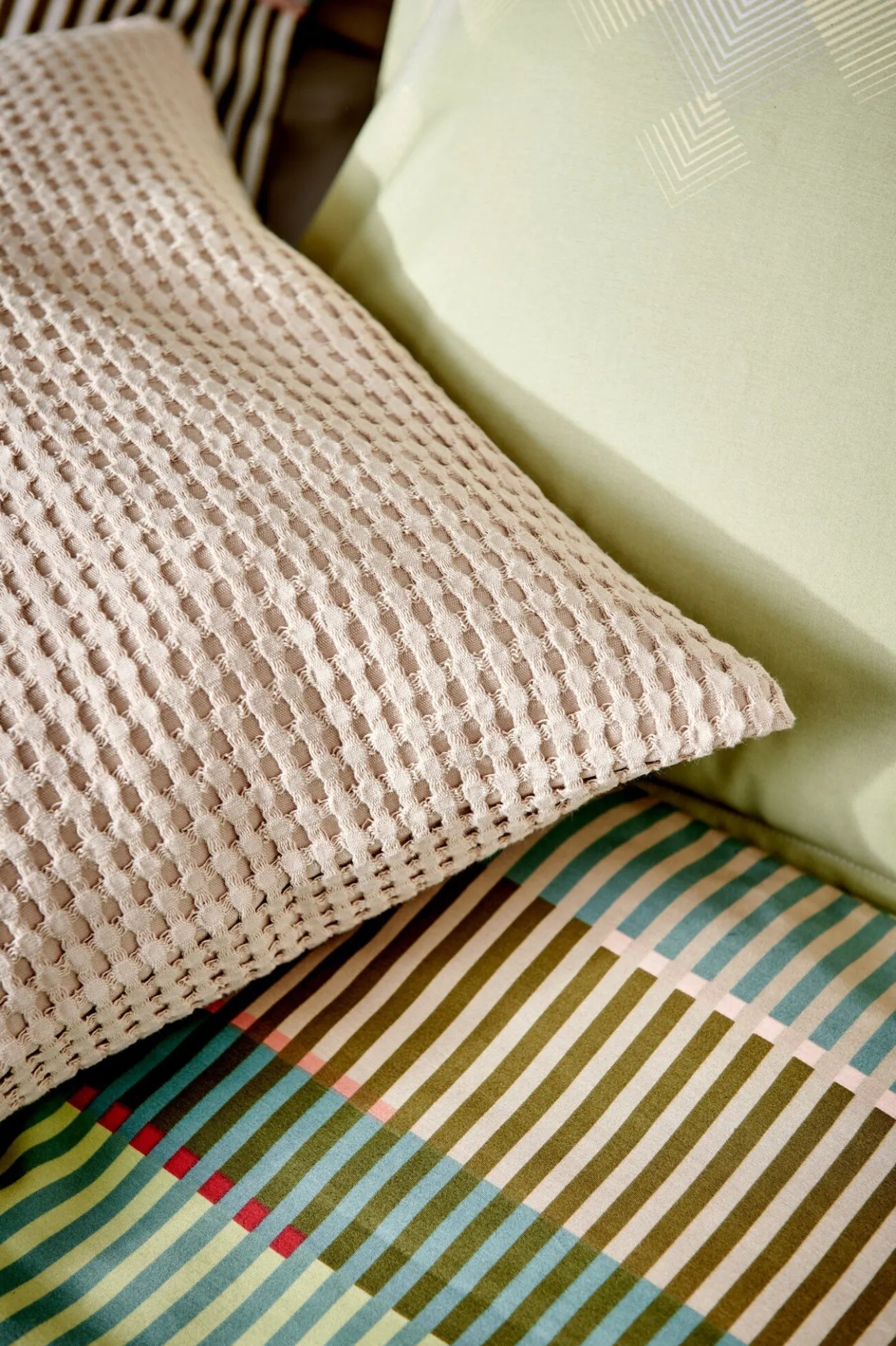 Discount Bath & Living Vandyck Duvet cover OPTIMIST Smoke Green 200x220 cm (satin cotton)