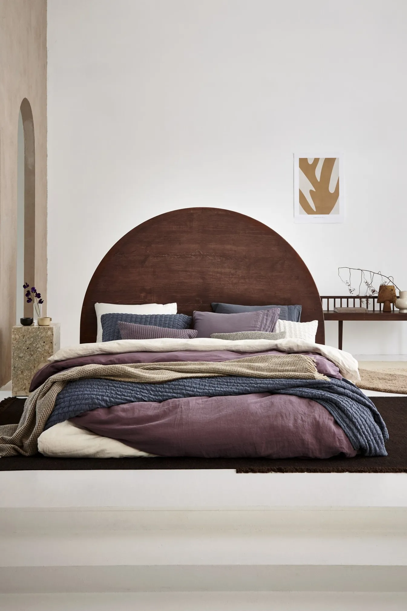 Outlet Bath & Living Vandyck Duvet cover PURE 07 Oceanview 140x220 cm (linen / satin cotton) PRSA17207