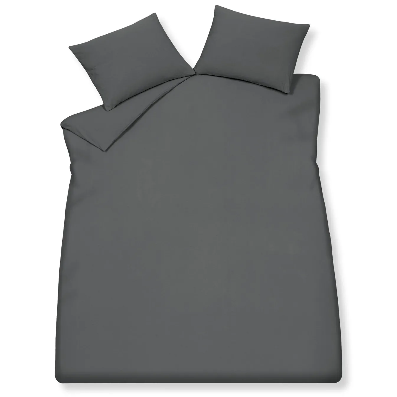 Outlet Bath & Living Vandyck Duvet cover PURE 66 Off Black 240x220 cm (hemp / cotton)