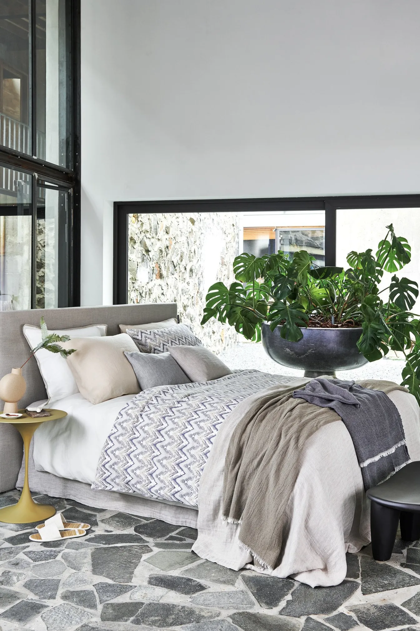 Store Bath & Living Vandyck Duvet cover PURE 60 Off White 140x220 cm (linen/cotton) PRSA22160