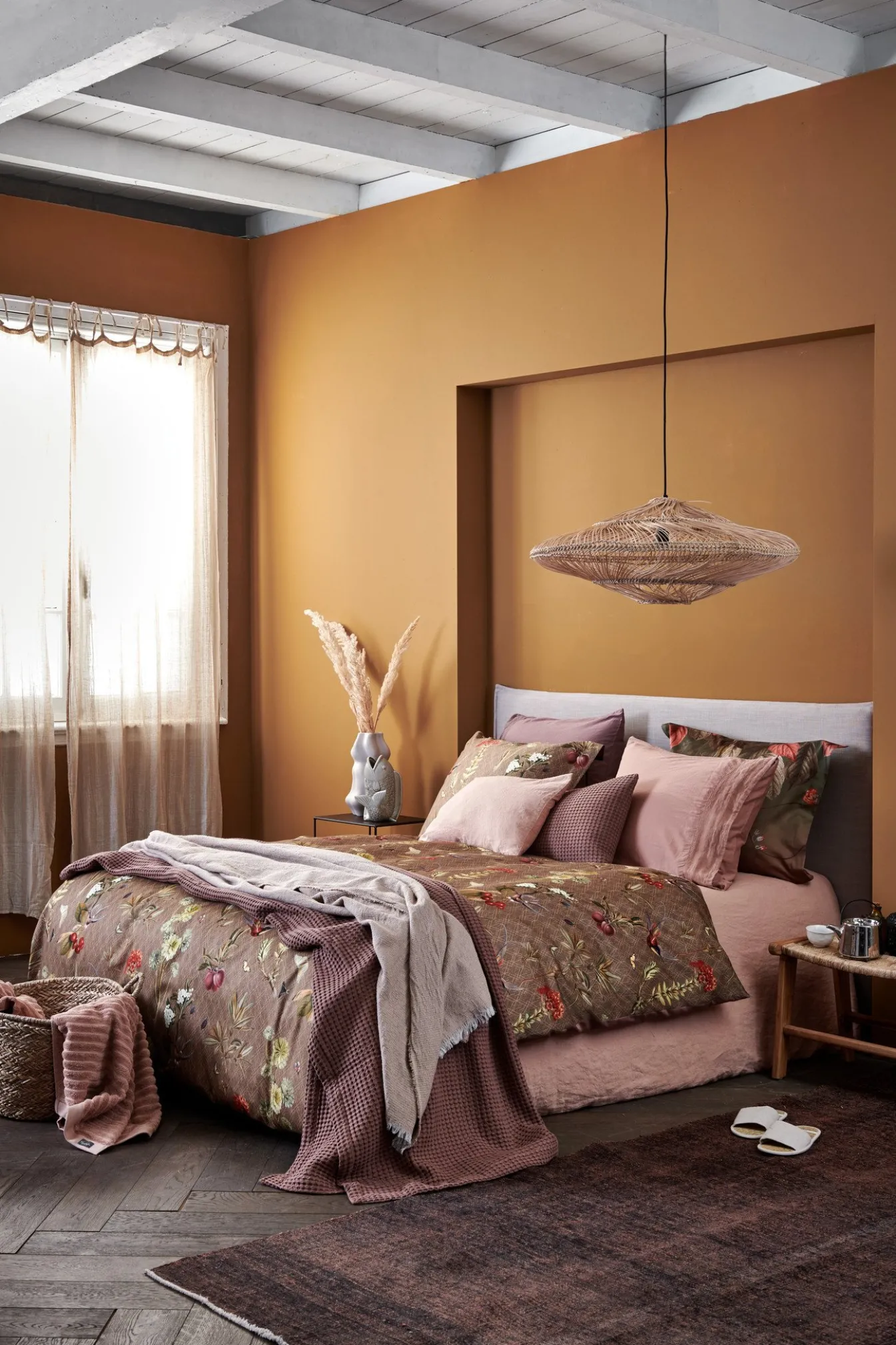Best Bath & Living Vandyck Duvet cover PURE 07 Toffee 200x220 cm (linen / satin cotton) PRSA17207