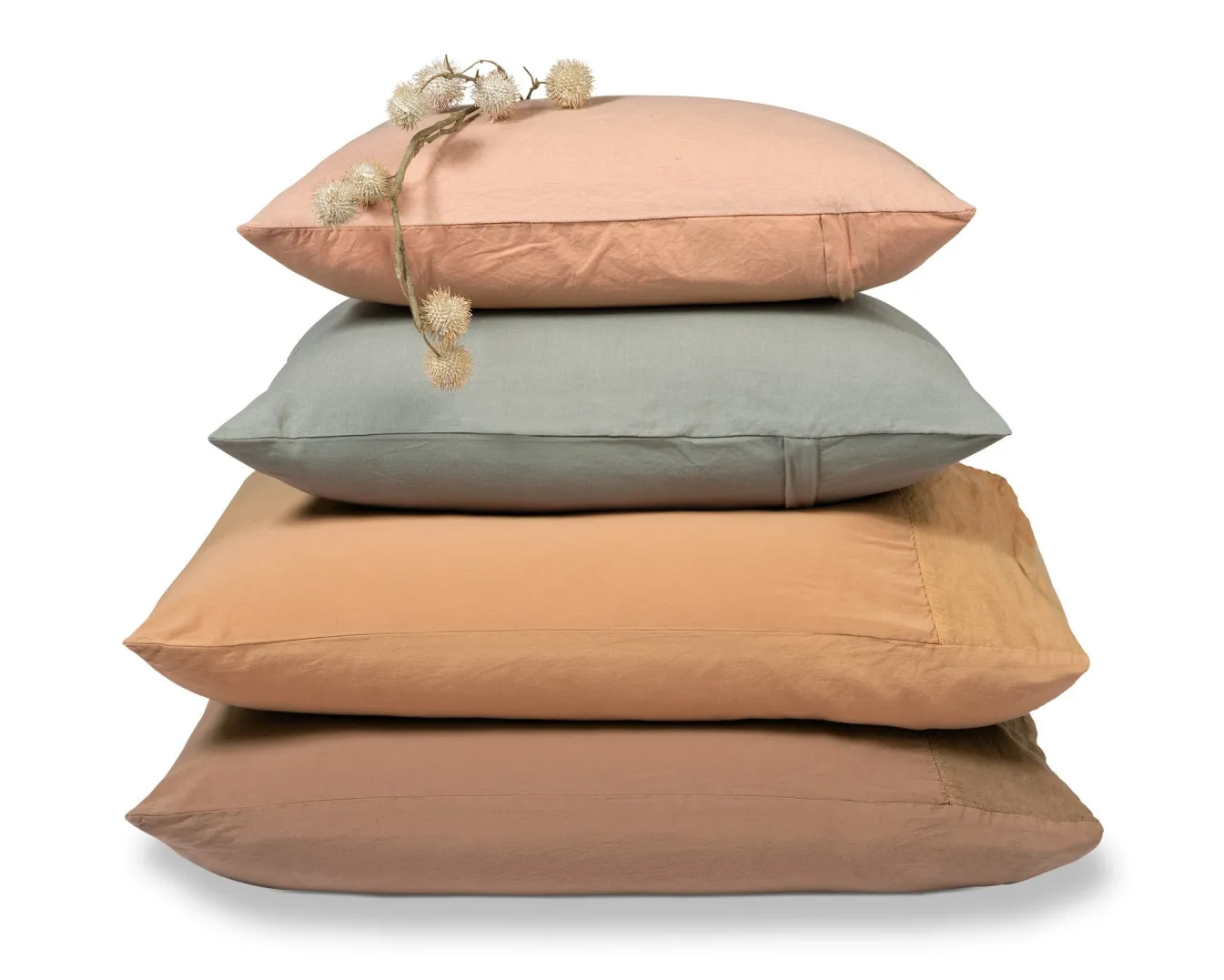 Best Bath & Living Vandyck Duvet cover PURE 07 Toffee 200x220 cm (linen / satin cotton) PRSA17207
