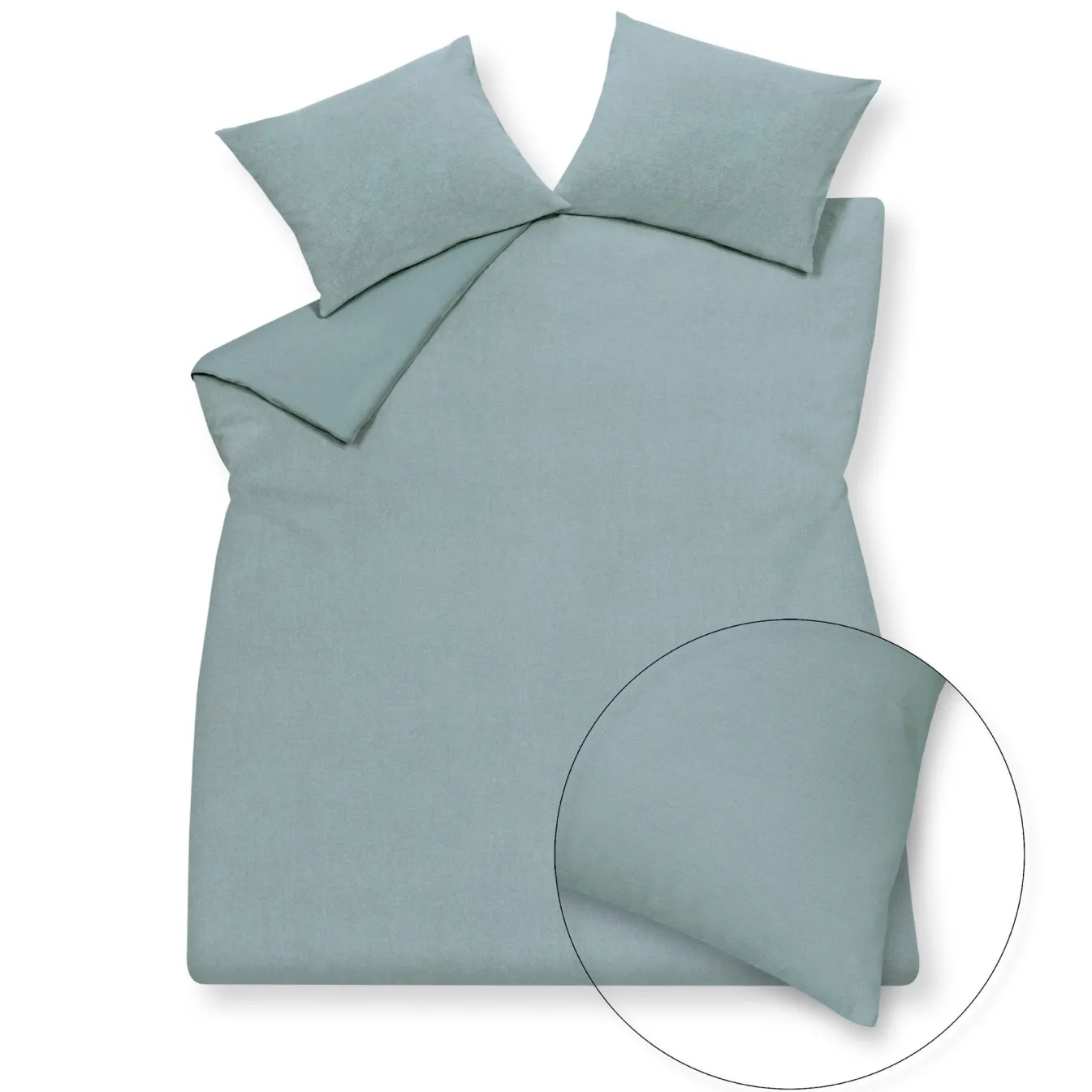Cheap Bath & Living Vandyck Duvet cover PURITY 79 Pearl Blue 240x220 cm (linen / cotton) PUCO16179
