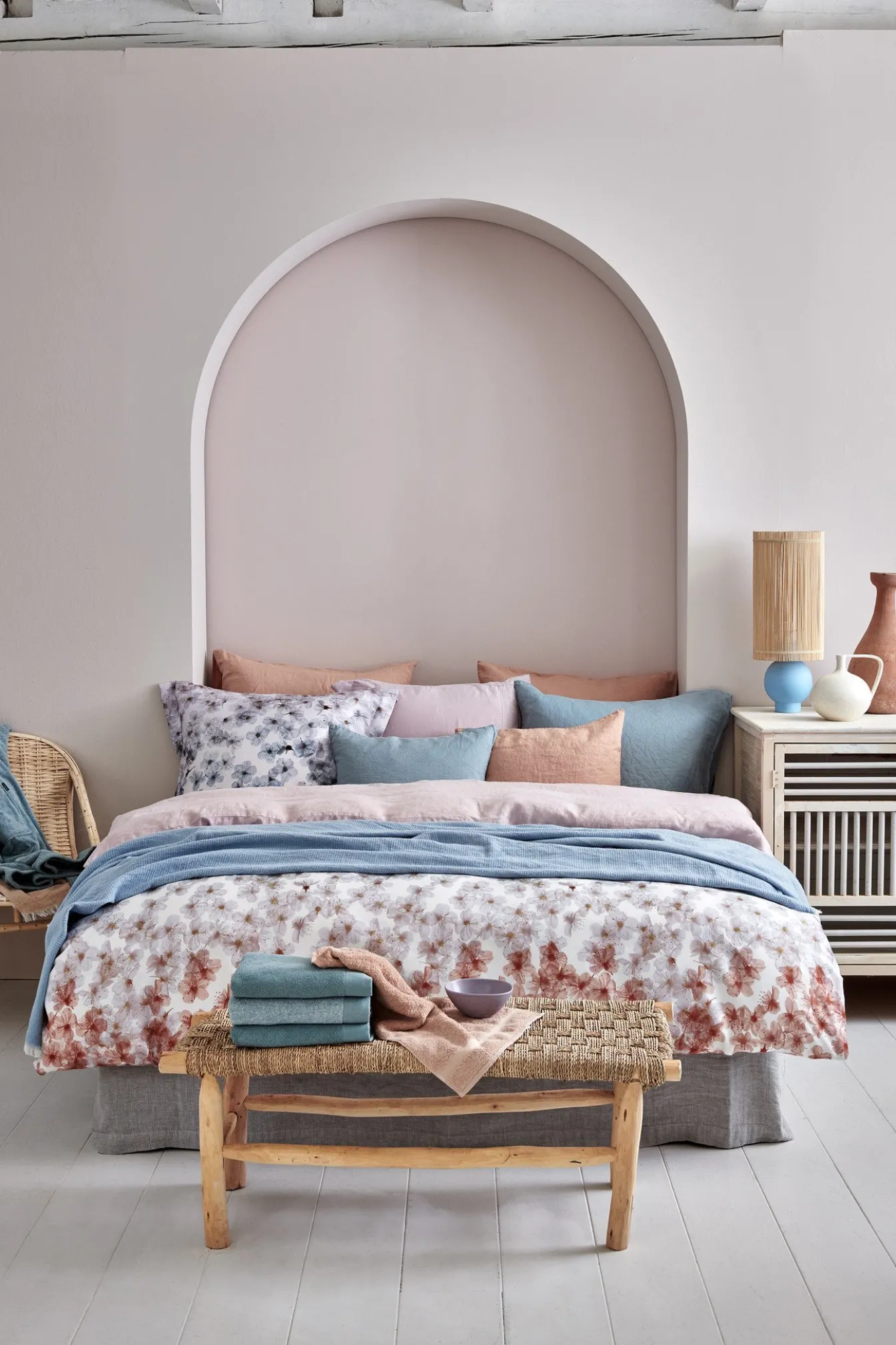 Best Sale Bath & Living Vandyck Duvet cover PURITY 79 Praline 200x220 cm (linen / cotton) PUCO16179