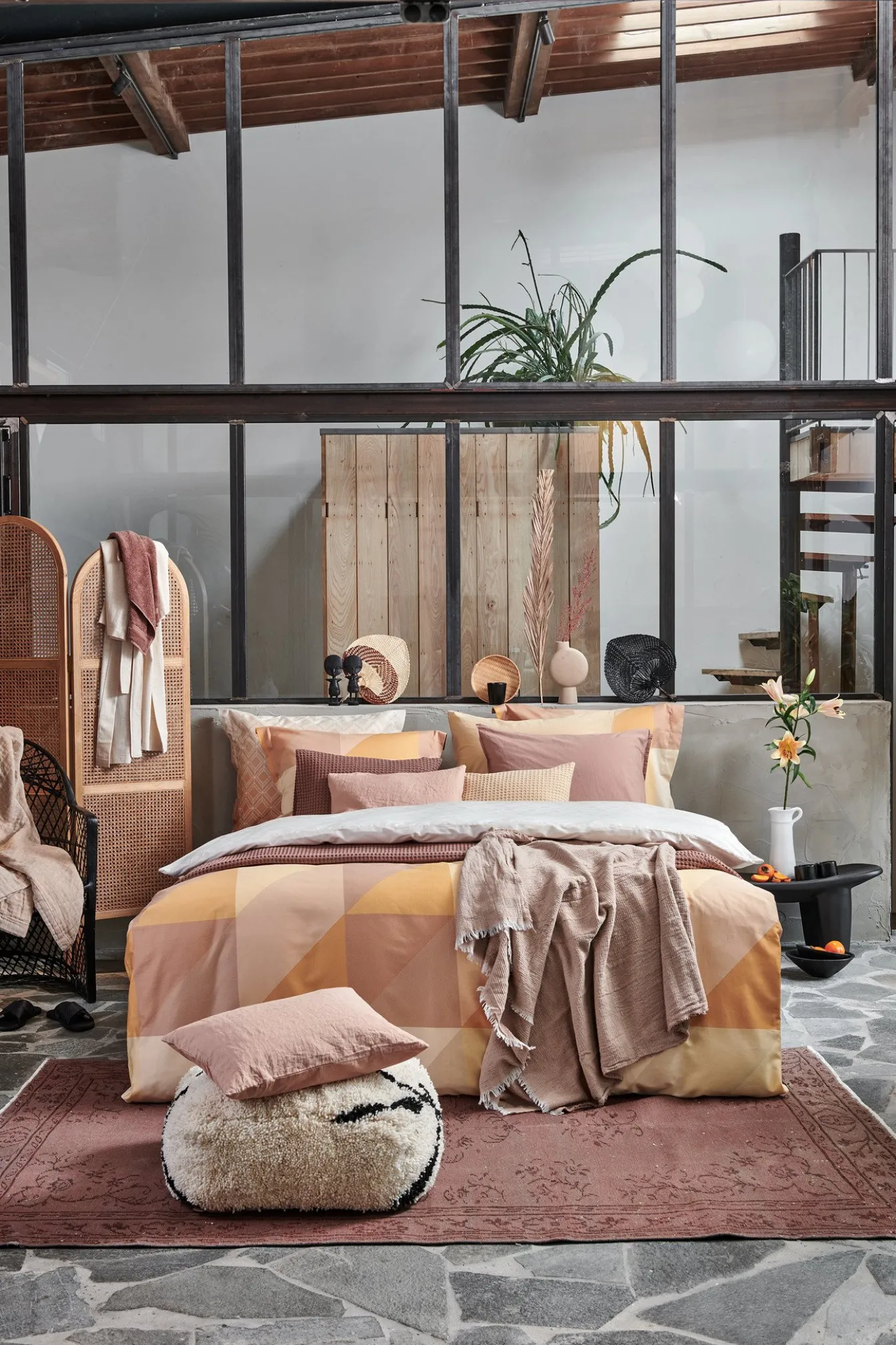 Best Sale Bath & Living Vandyck Duvet cover PURITY 79 Praline 200x220 cm (linen / cotton) PUCO16179