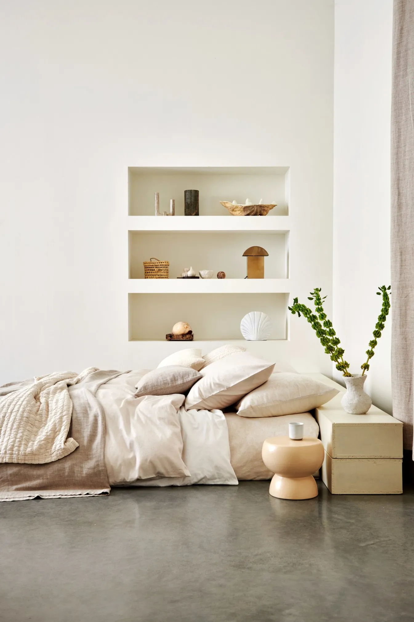 Store Bath & Living Vandyck Duvet cover PURITY Bari Cream Tan 200x220 cm (PUSA23101)