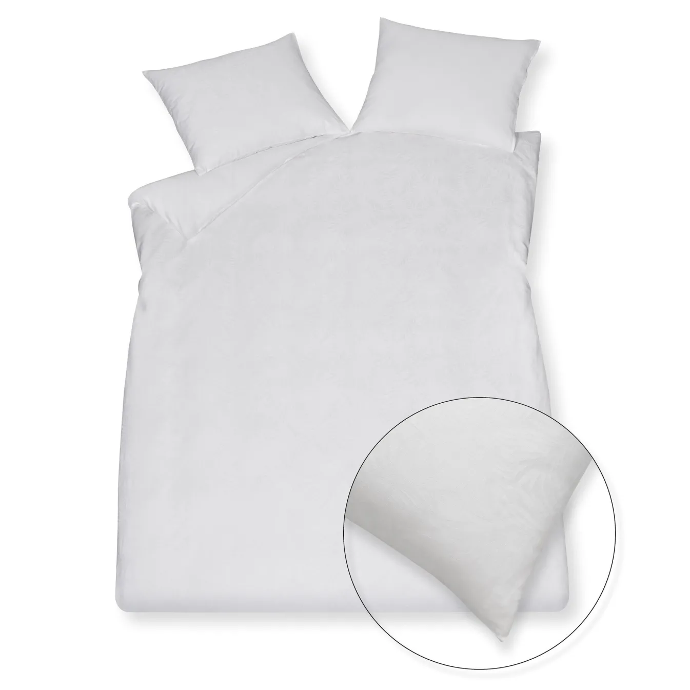 Online Bath & Living Vandyck Duvet cover PURITY Florence White 200x220 cm (PUSA22201)