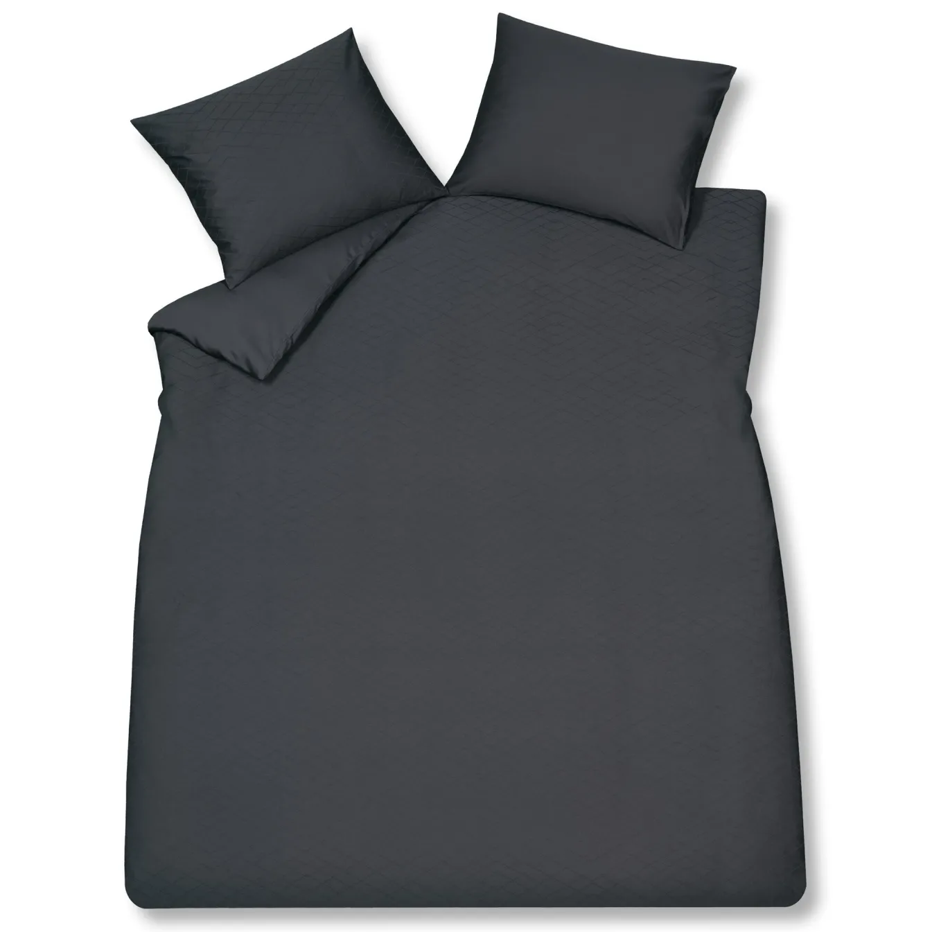 New Bath & Living Vandyck Duvet cover PURITY Monaco Off Black 200x220 cm (satin cotton)