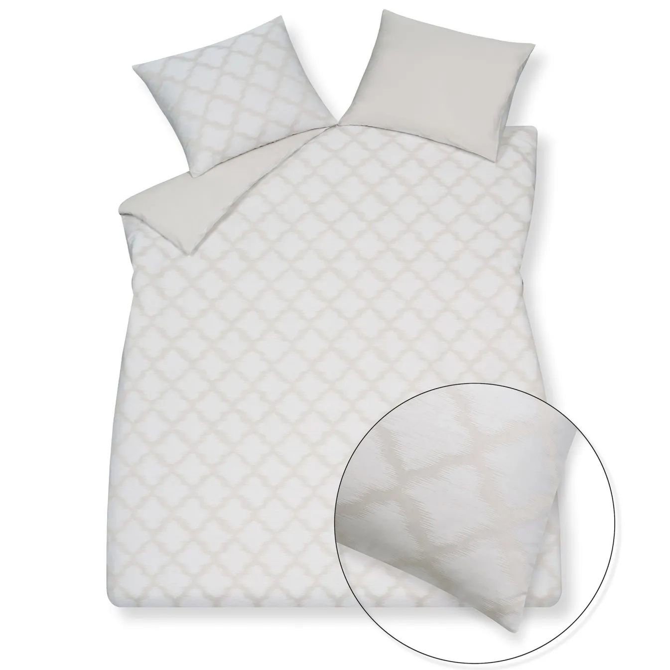 Store Bath & Living Vandyck Duvet cover PURITY Napoli Cream tan 140x220 cm (PUSA23103)
