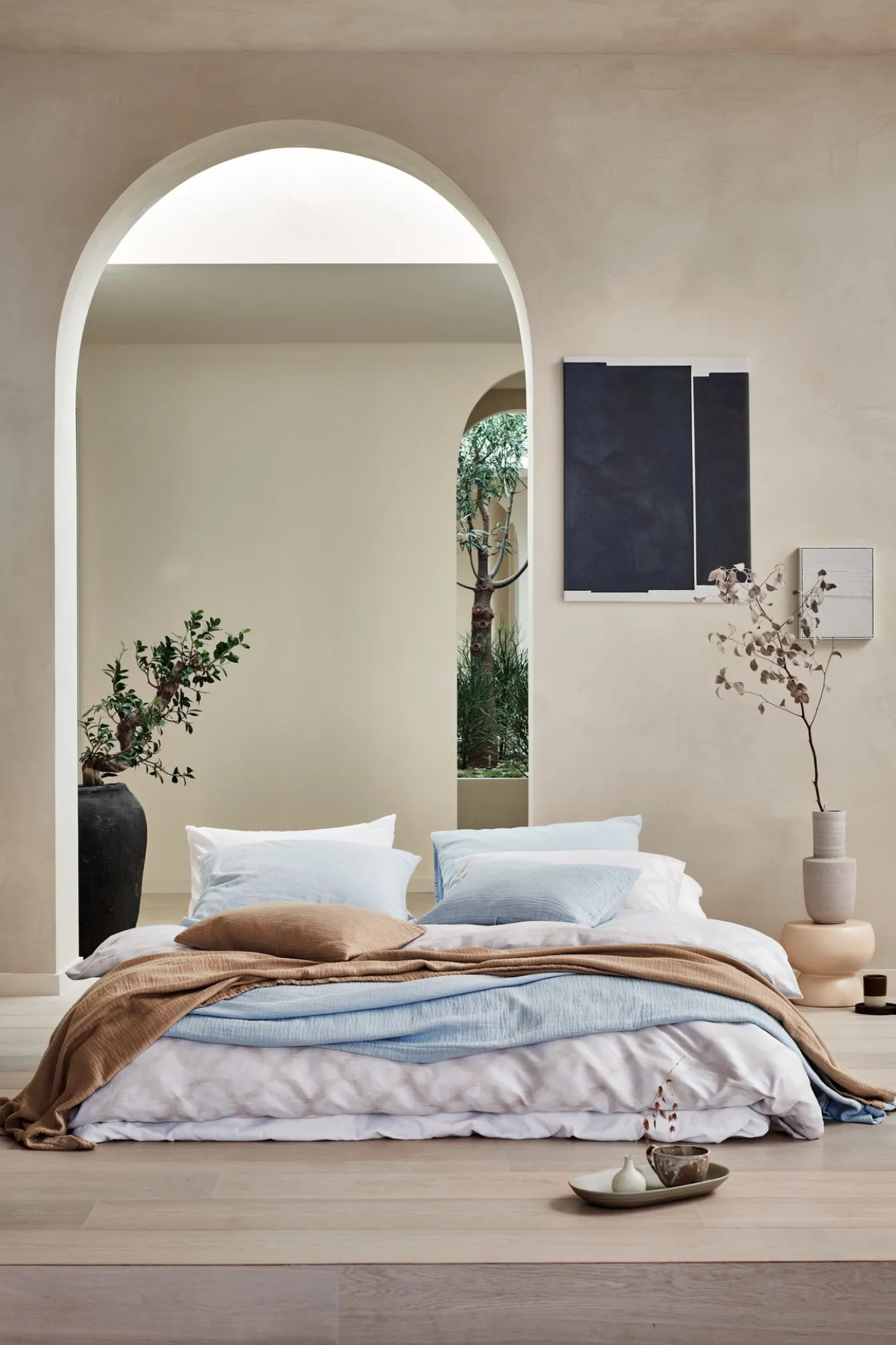 Store Bath & Living Vandyck Duvet cover PURITY Napoli Cream tan 140x220 cm (PUSA23103)