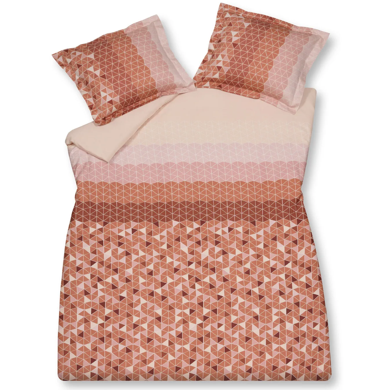Cheap Bath & Living Vandyck Duvet cover UNLOCK Brick Dust 200x220 cm (satin) SABB20103