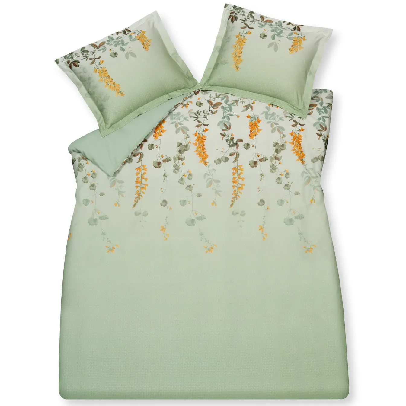 Outlet Bath & Living Vandyck Duvet cover VICTORIA Smoke Green 140x220 cm (satin) SASA21104