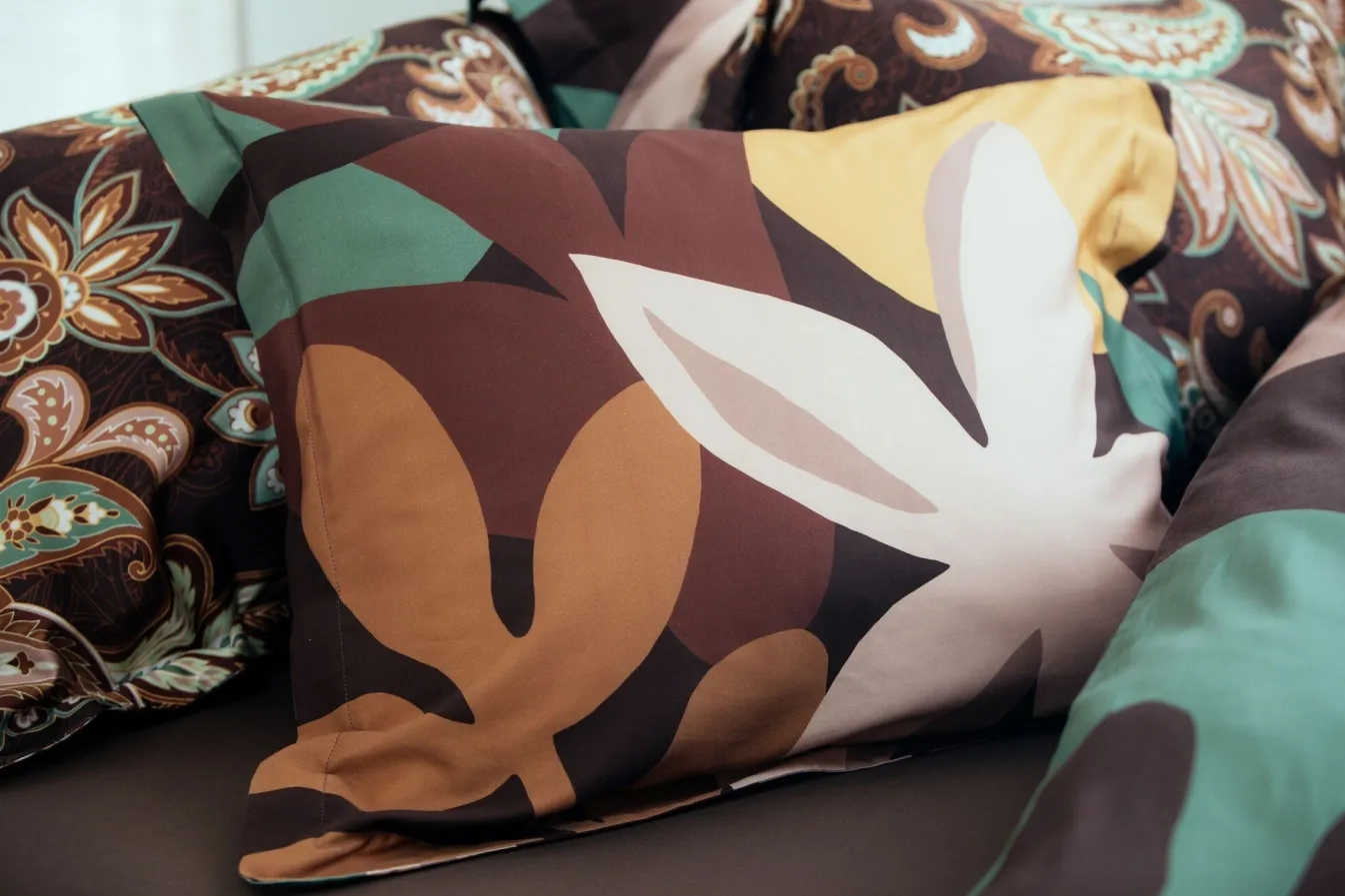 Online Bath & Living Vandyck Duvet cover WILD SUN multi 200x220 cm (satin cotton)