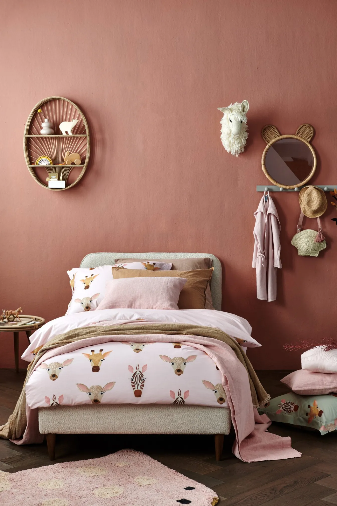 Store Bath & Living Vandyck Duvet cover WILDLIFE KIDS Light Olive 140x220 cm (KIBB20209)