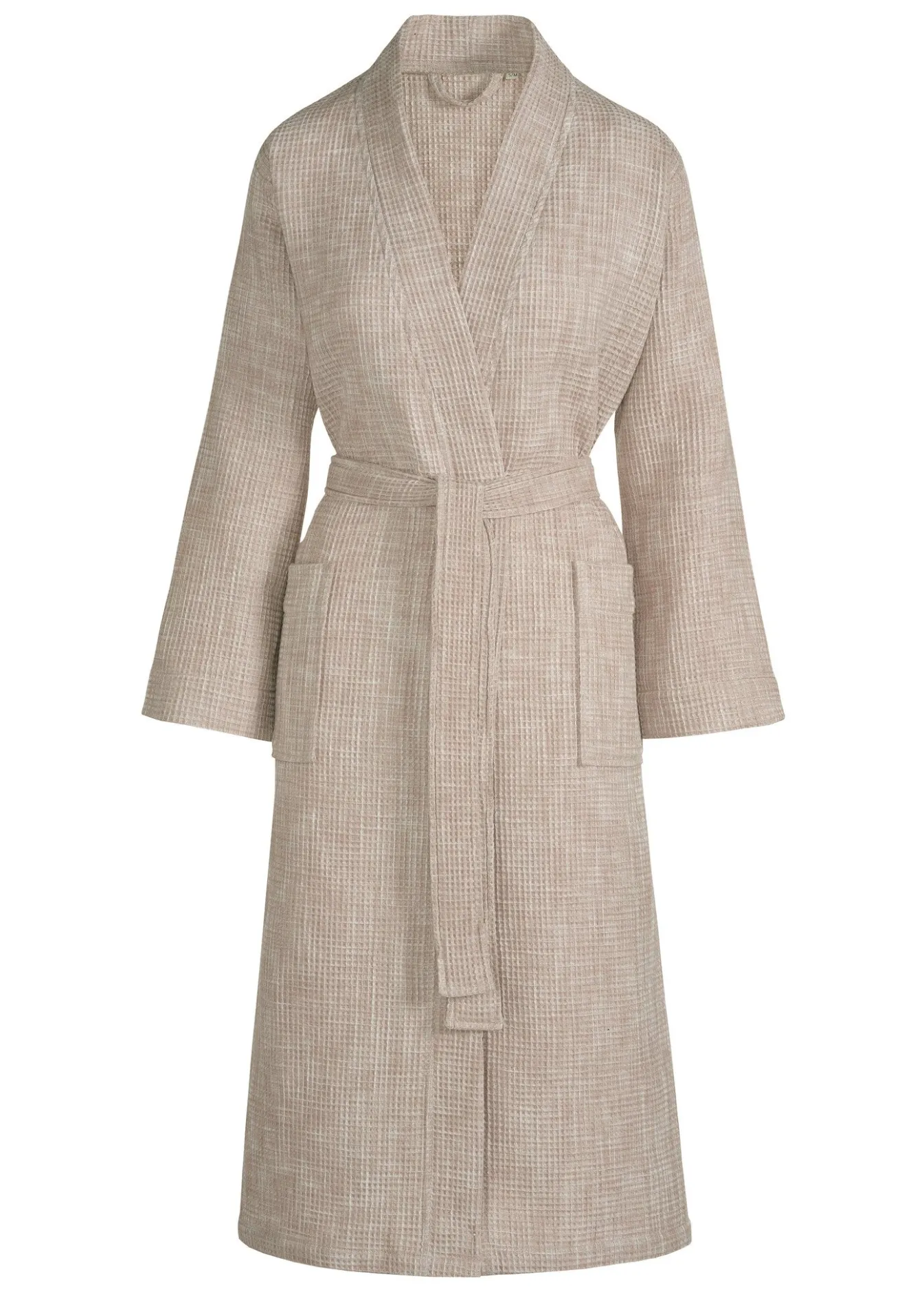 Clearance Bath & Living Vandyck EVELYN waffled bathrobe Old Rose (BAVE20201)