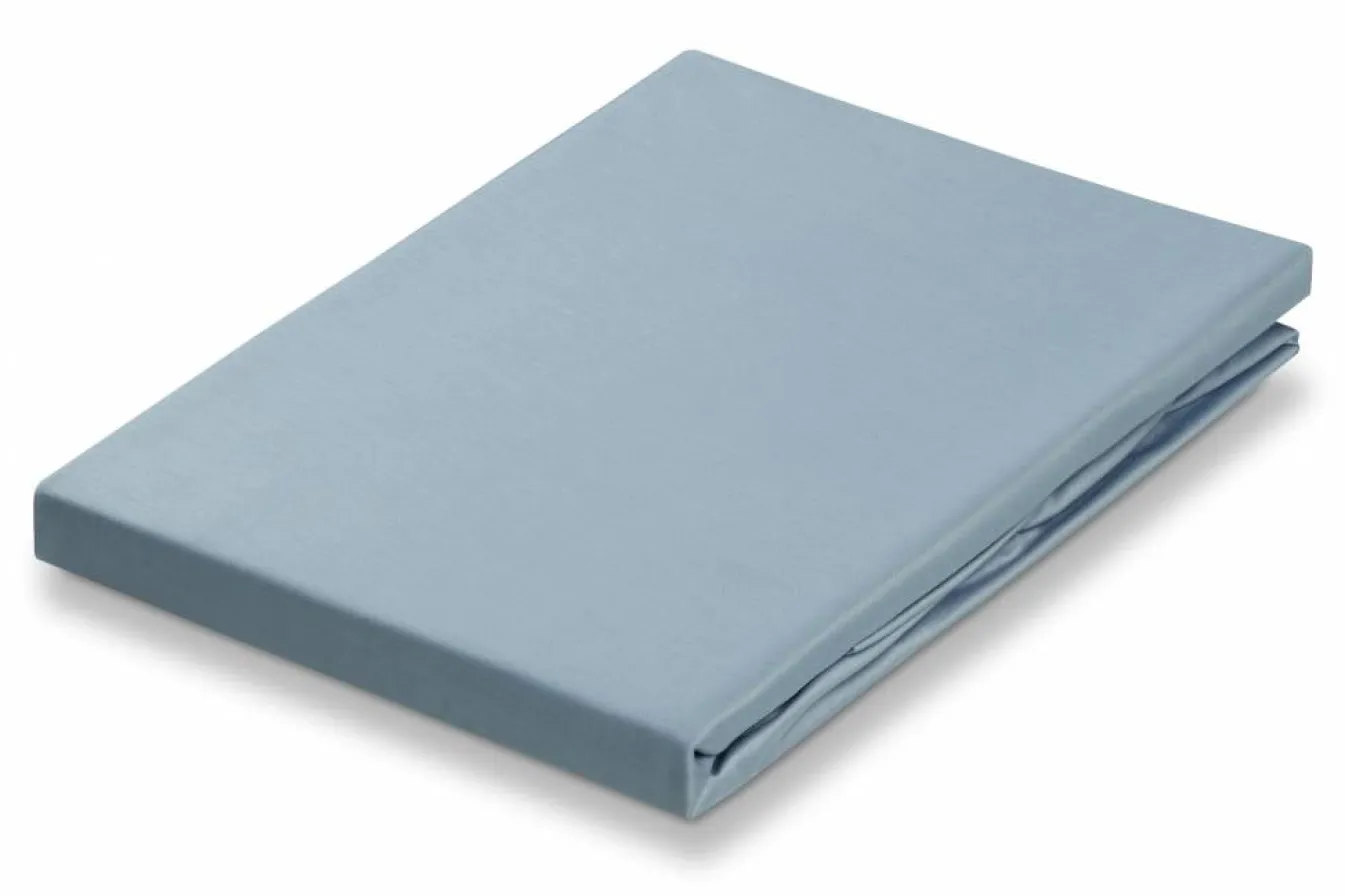 Fashion Bath & Living Vandyck Fitted sheet Dusty Blue-114 (satin cotton) CCF301ME