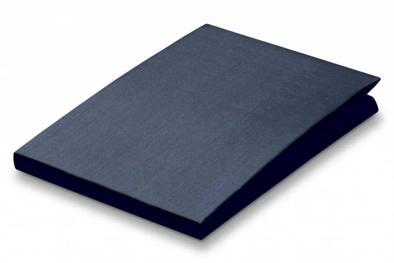 Cheap Bath & Living Vandyck Fitted sheet Navy-036, dark blue (percal cotton) CCF101