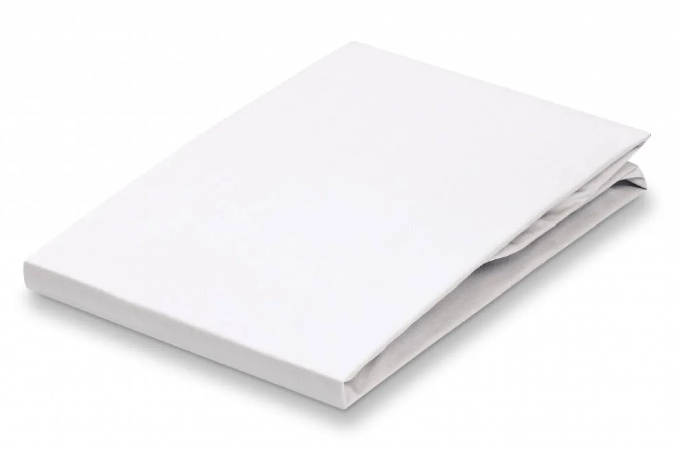 Best Sale Bath & Living Vandyck Fitted sheet White-090, white (percal cotton) CCF101