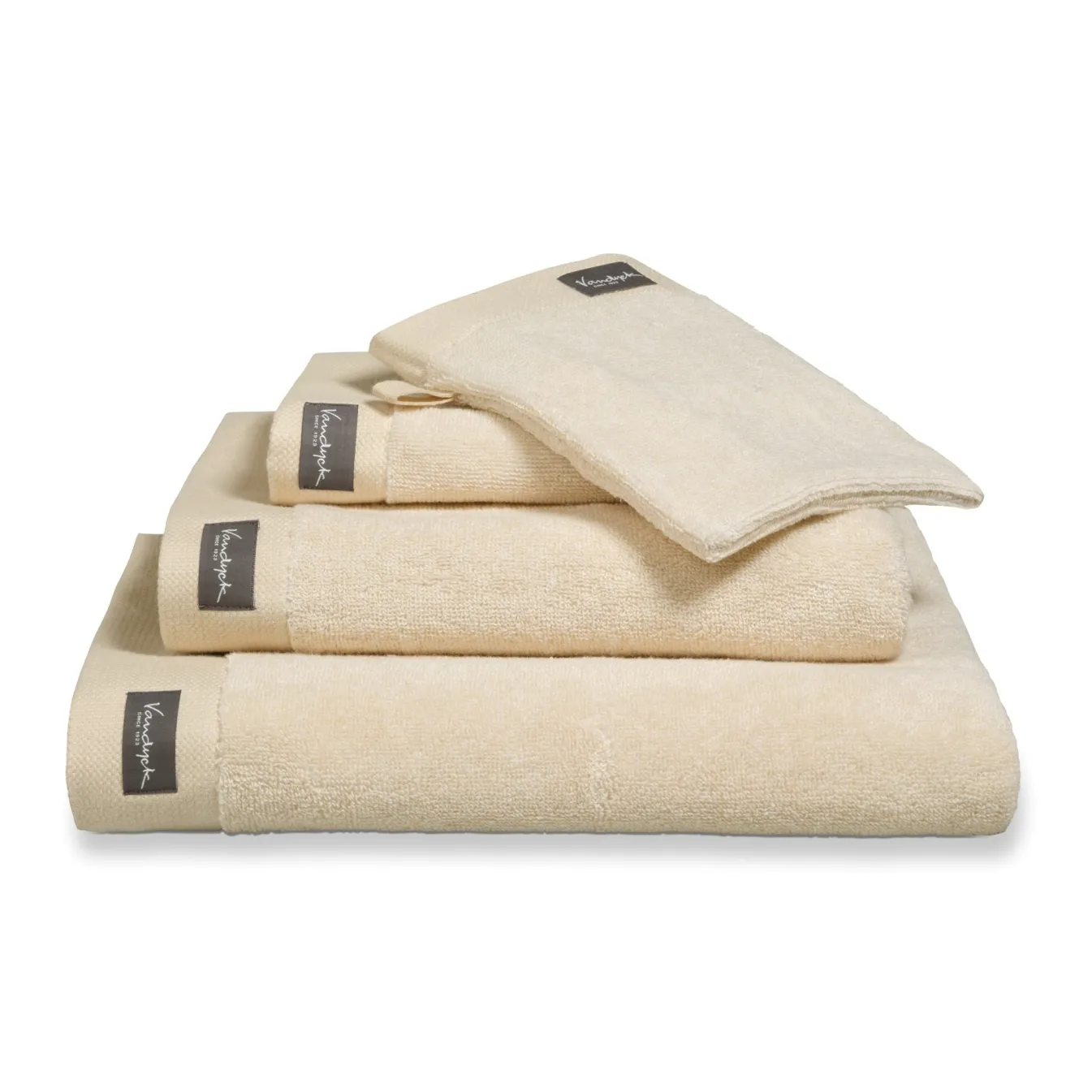 Cheap Bath & Living Vandyck Guest towel HOME Mouliné Bleached Sand (BAKC18201) set/6 pieces BleachedSand-207
