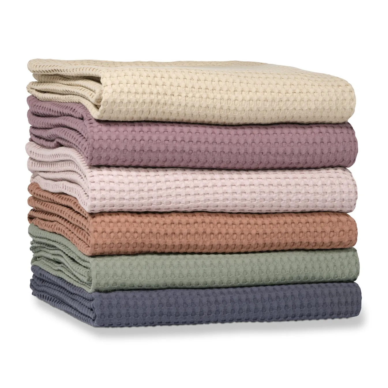 Clearance Bath & Living Vandyck HOME Pique waffle blanket 270x250 cm Latte (BLMK16101)