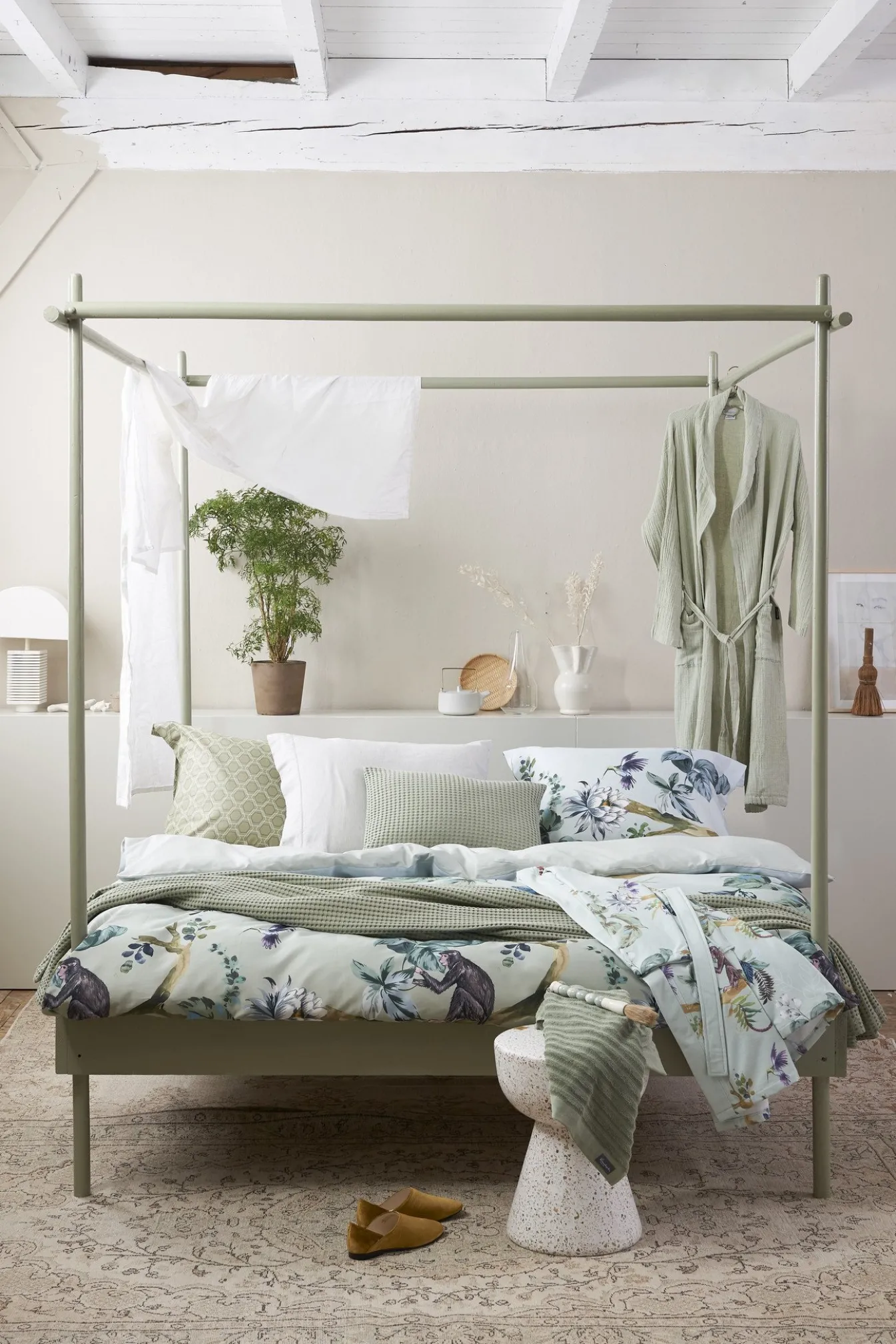 Cheap Bath & Living Vandyck HOME Pique waffle blanket 160x250 cm Light Olive (BLMK16101)
