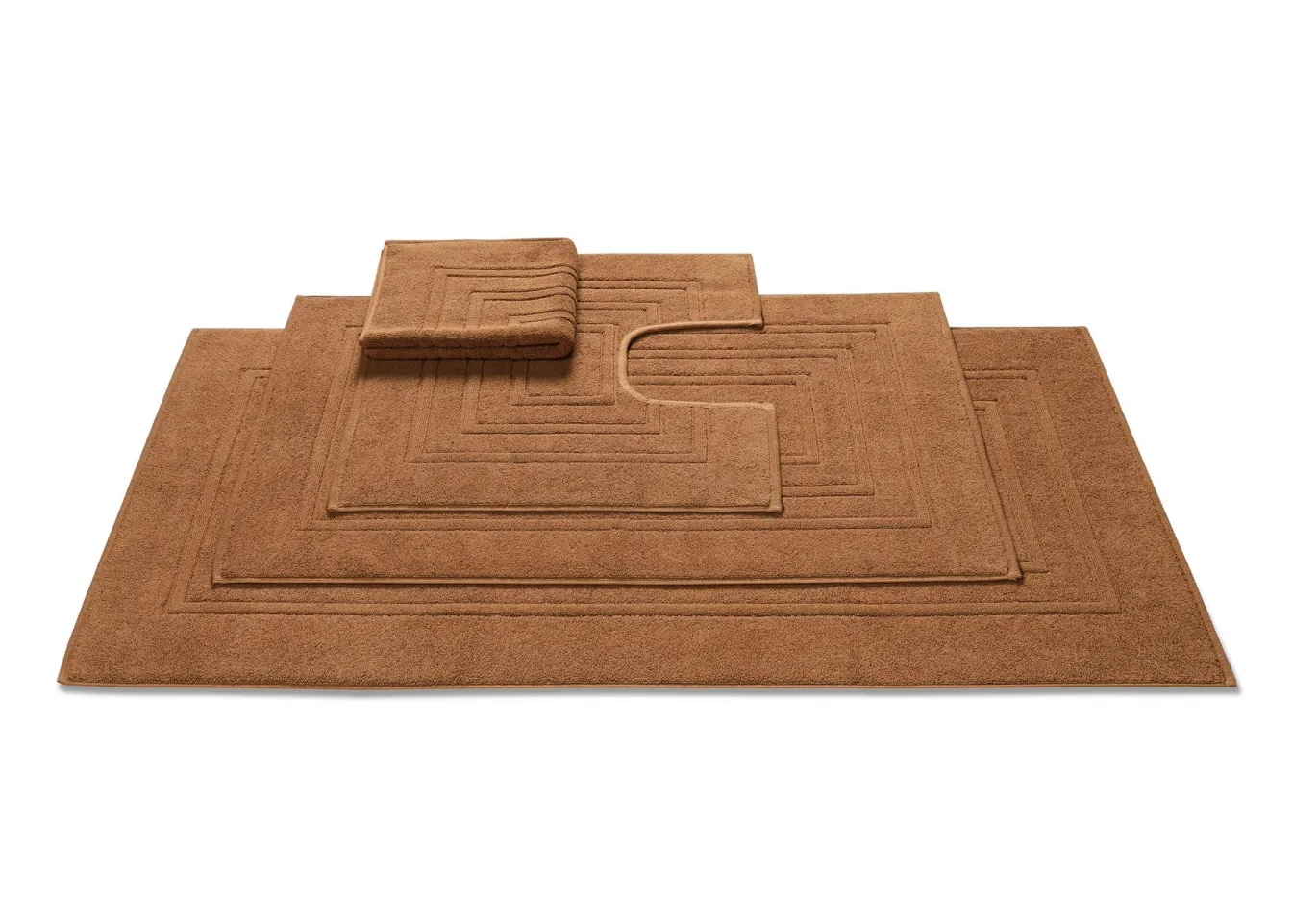 Sale Bath & Living Vandyck HOUSTON bath mat Cognac-162 (CO010)