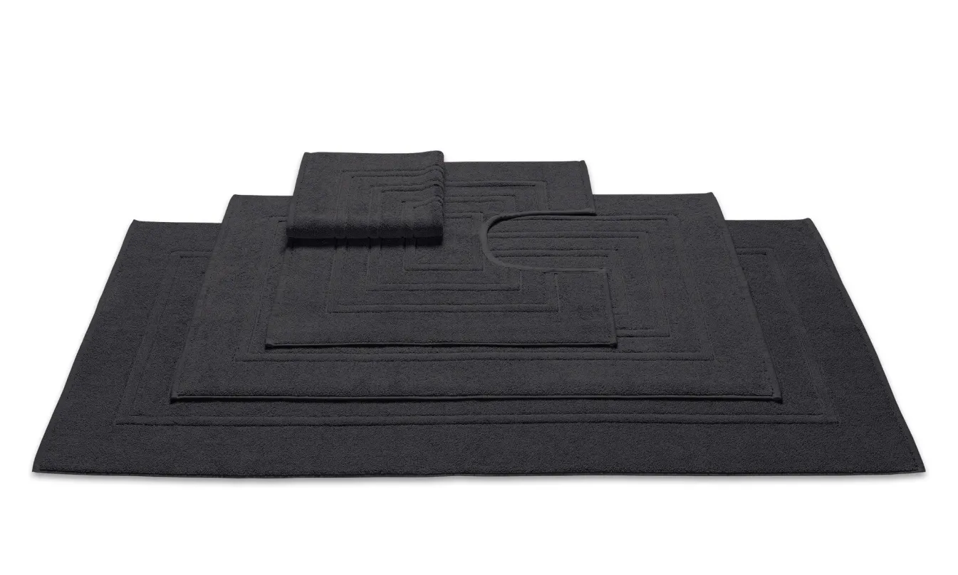 Cheap Bath & Living Vandyck HOUSTON bath mat color Off Black, black