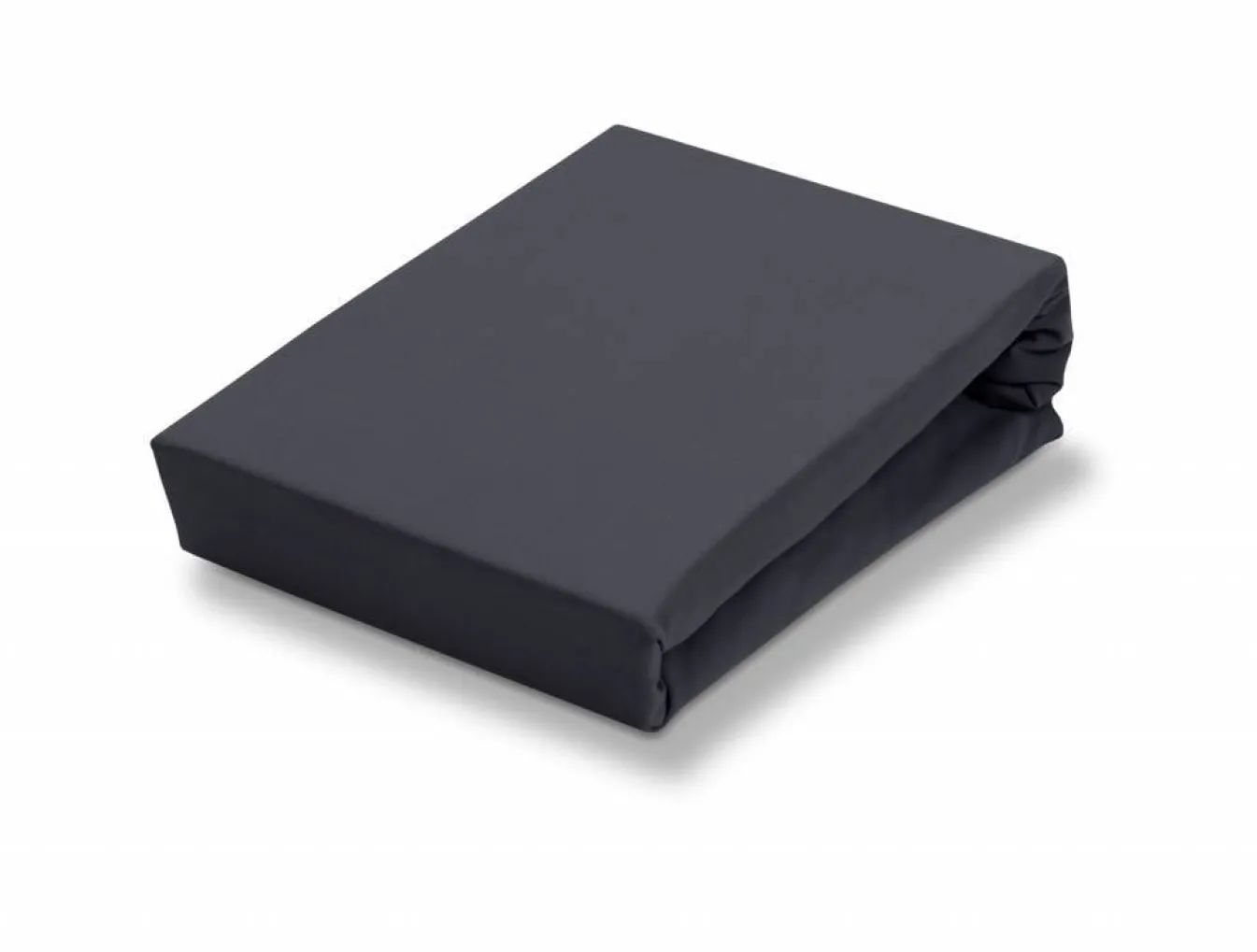 Shop Bath & Living Vandyck Jersey supreme fitted sheet Anthracite, dark gray (stretch) SLKM8201