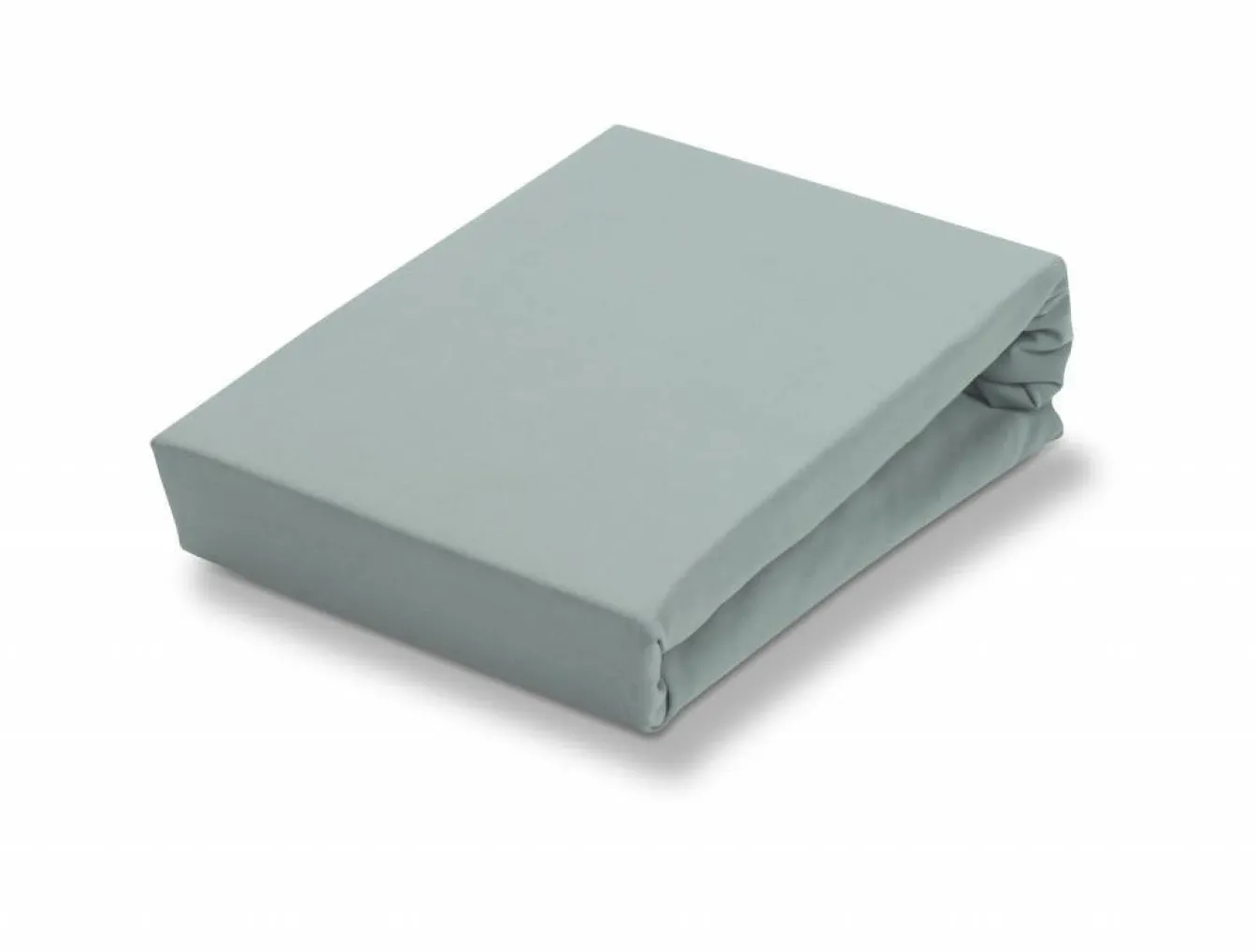 Clearance Bath & Living Vandyck Jersey supreme fitted sheet Celadon Green-402, green (stretch) SLKM8201