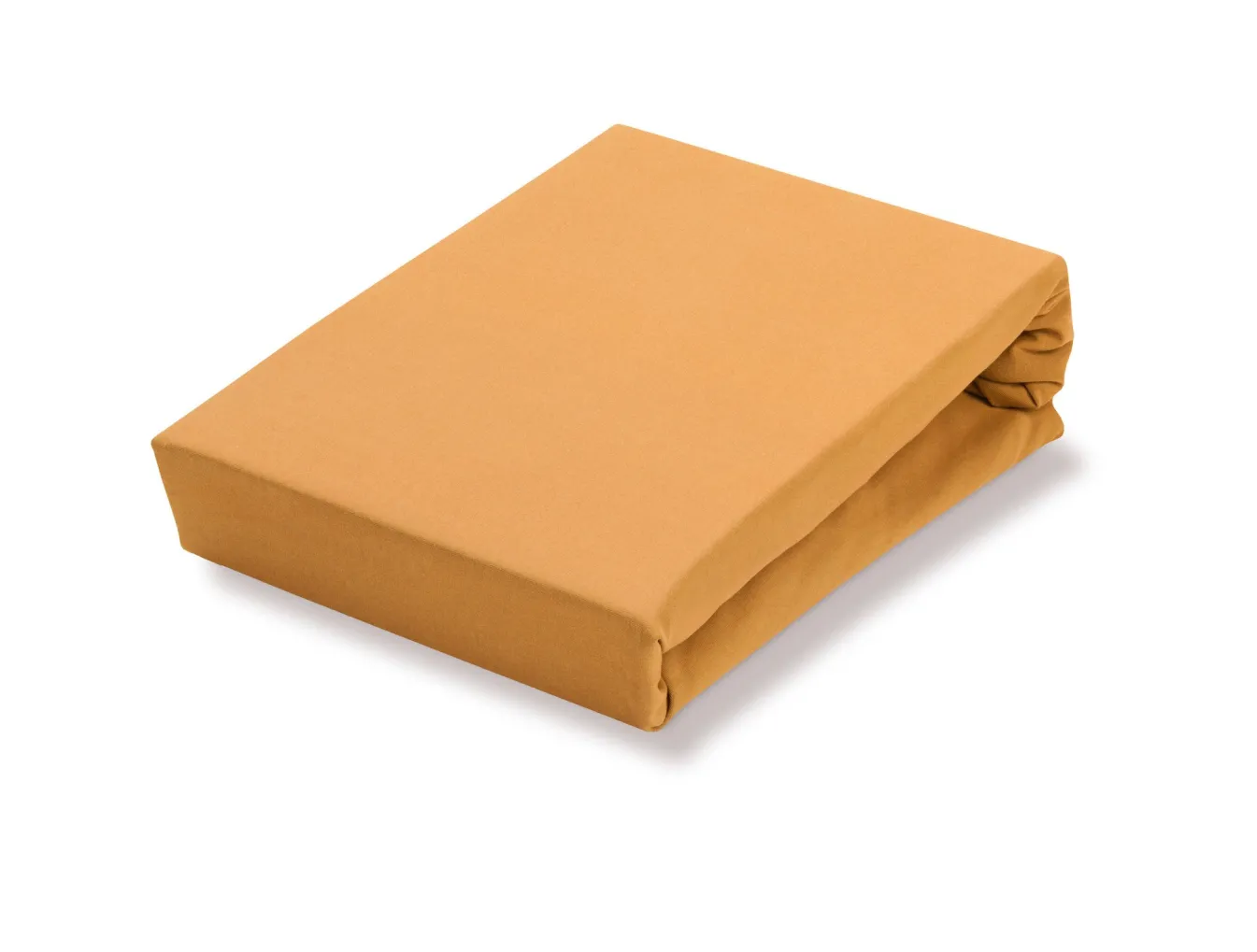 New Bath & Living Vandyck Jersey supreme fitted sheet Sandy Gold-117 (stretch) SLKM8201