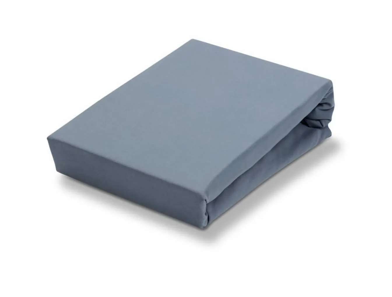 Best Bath & Living Vandyck Jersey supreme splittopper fitted sheet Faded Denim-184, blue (stretch) SLKM820ST