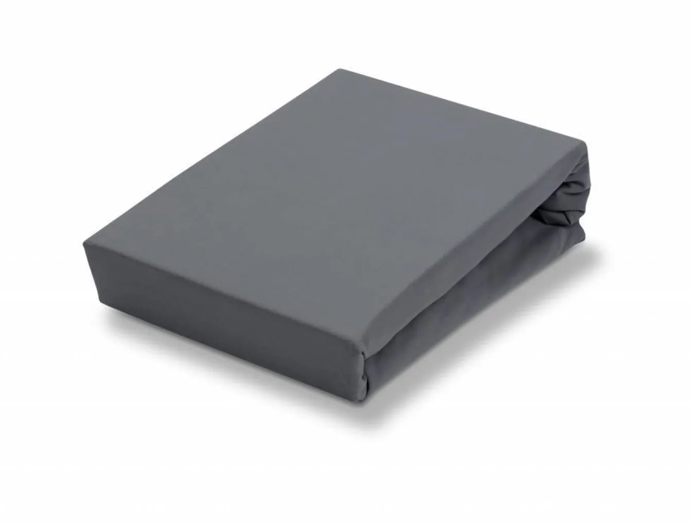 Outlet Bath & Living Vandyck Jersey supreme splittopper fitted sheet Grey-011, gray (stretch) SLKM820ST