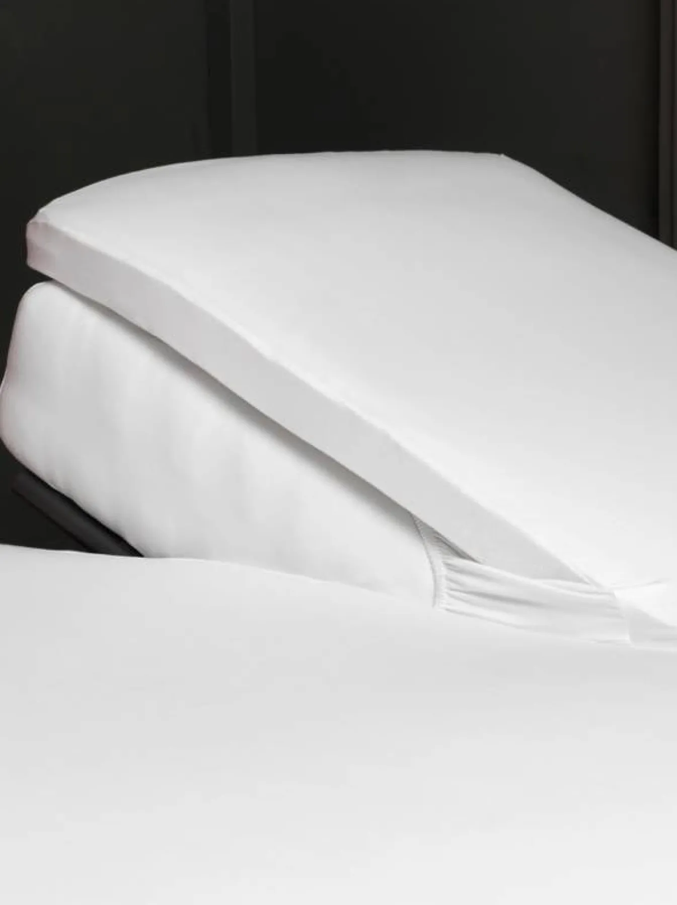 Outlet Bath & Living Vandyck Jersey supreme splittopper fitted sheet Grey-011, gray (stretch) SLKM820ST