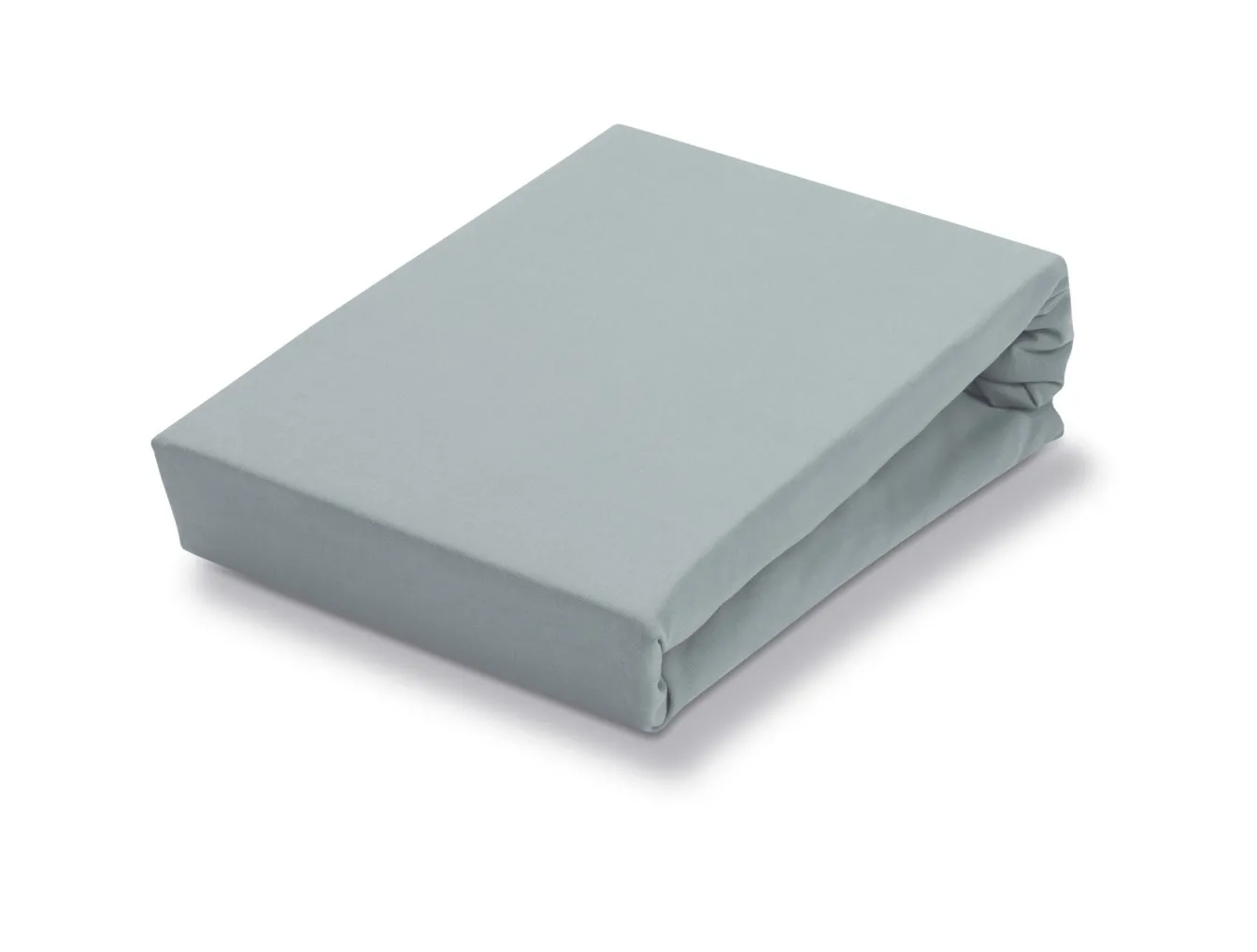 Outlet Bath & Living Vandyck Jersey supreme topper fitted sheet Pearl Blue-190 (stretch) SLKM8201T