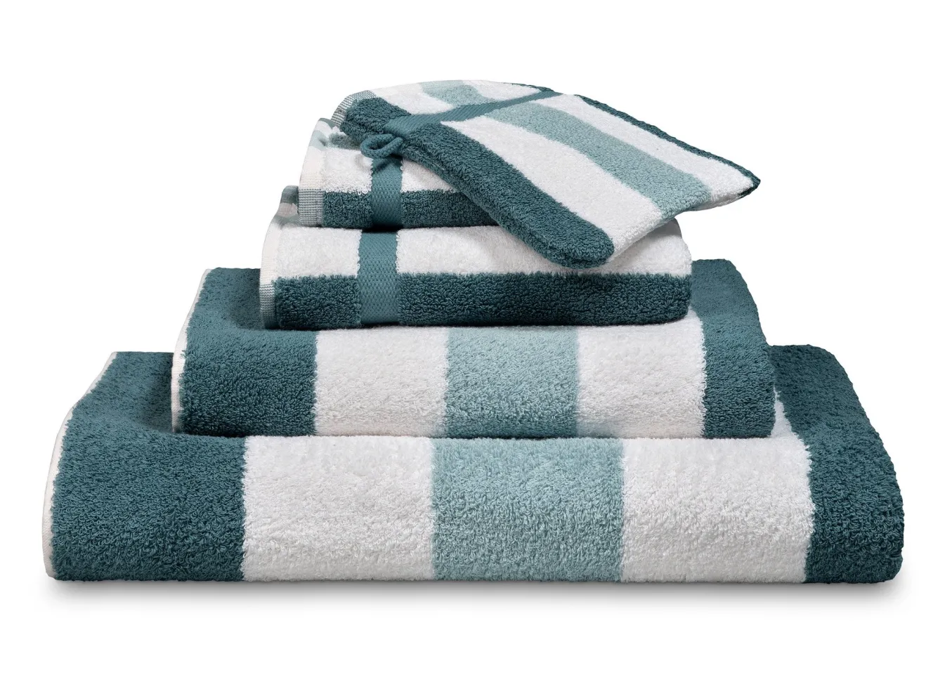 Cheap Bath & Living Vandyck Package deal 53: 3x bath towel VANCOUVER Storm Blue
