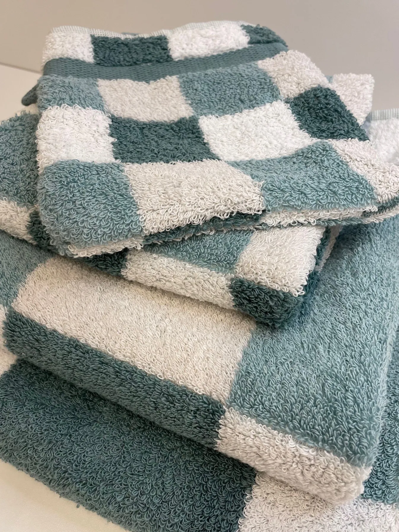 Best Sale Bath & Living Vandyck Package deal 73: 6x guest towel BOSTON Mineral Blue