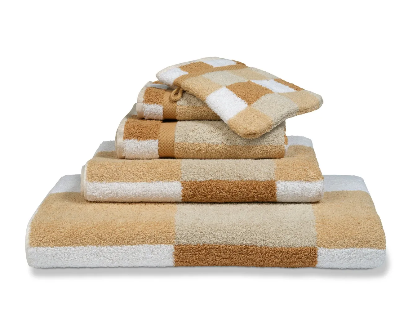 Cheap Bath & Living Vandyck Package deal 87: 6x guest towel BOSTON Sandy Gold