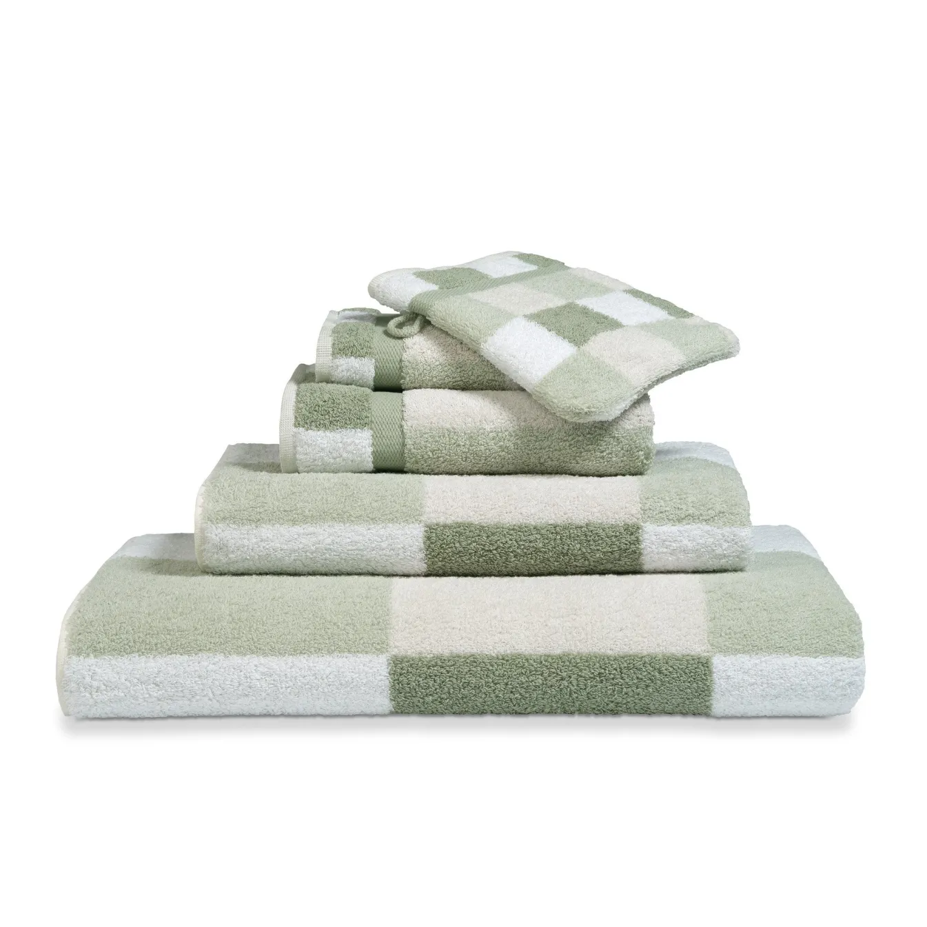 Flash Sale Bath & Living Vandyck Package deal 84: 4x guest towel BOSTON Smoke Green