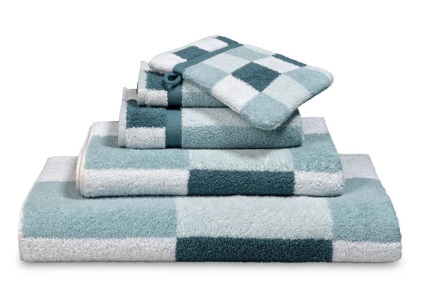 Cheap Bath & Living Vandyck Package deal 51: 3x guest towel BOSTON Storm Blue