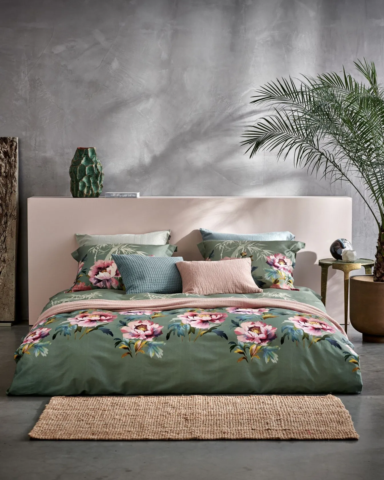 Store Bath & Living Vandyck PURE 68 plaid/bedspread 160x250 cm color Blush