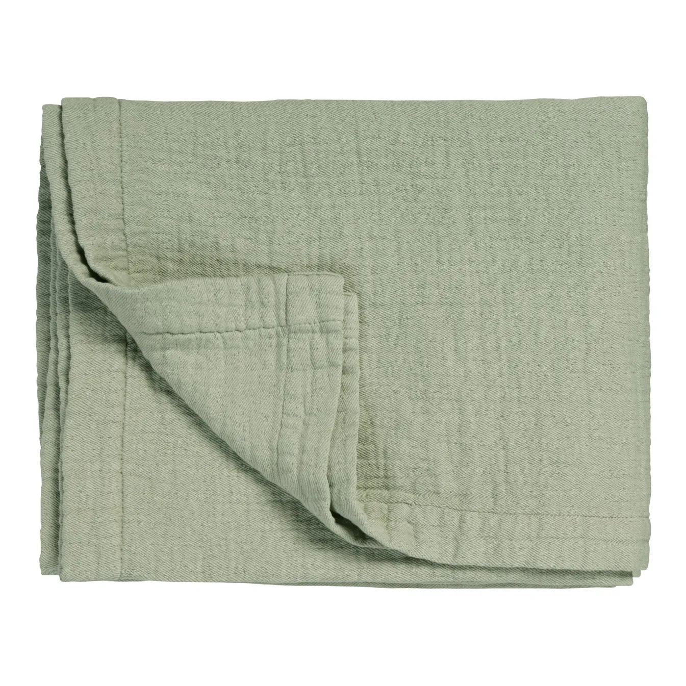 Flash Sale Bath & Living Vandyck PURE 68 plaid/bedspread 160x250 cm Smoke Green (PRSA23168)