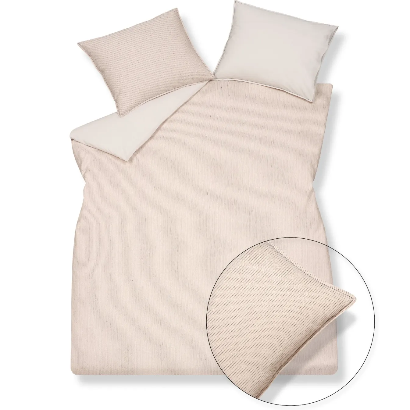 Best Bath & Living Vandyck PURE 27 Stone duvet cover 140x220 cm (linen / cotton) PRSA19127