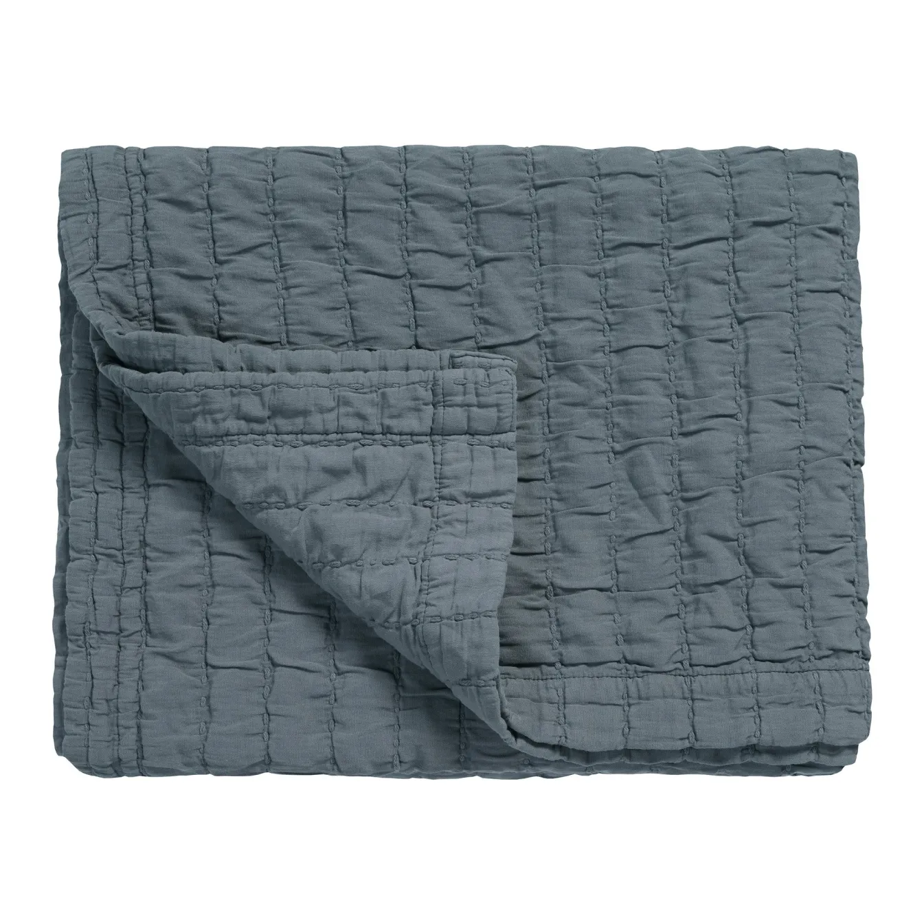 Online Bath & Living Vandyck PURE 64 throw/bedspread 260x260 cm Oceanview (cotton) PRSA22264