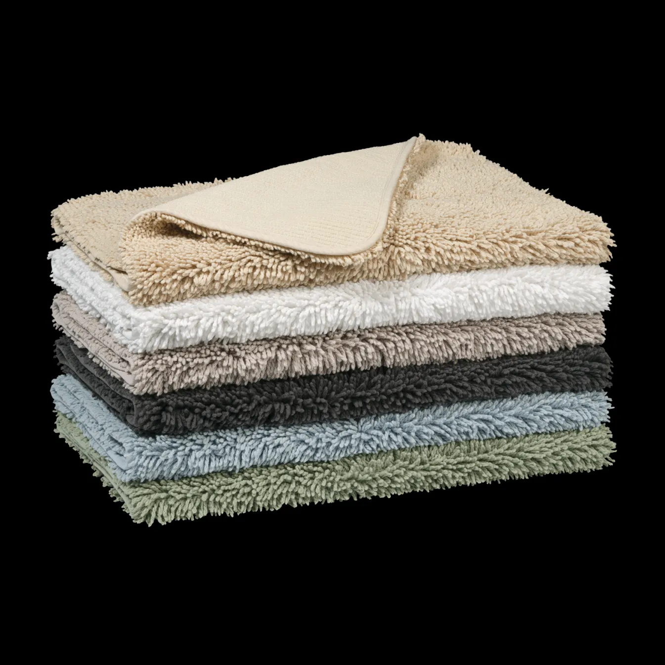 Best Sale Bath & Living Vandyck RANGER SPRAY bath mat color Smoke Green-814, green