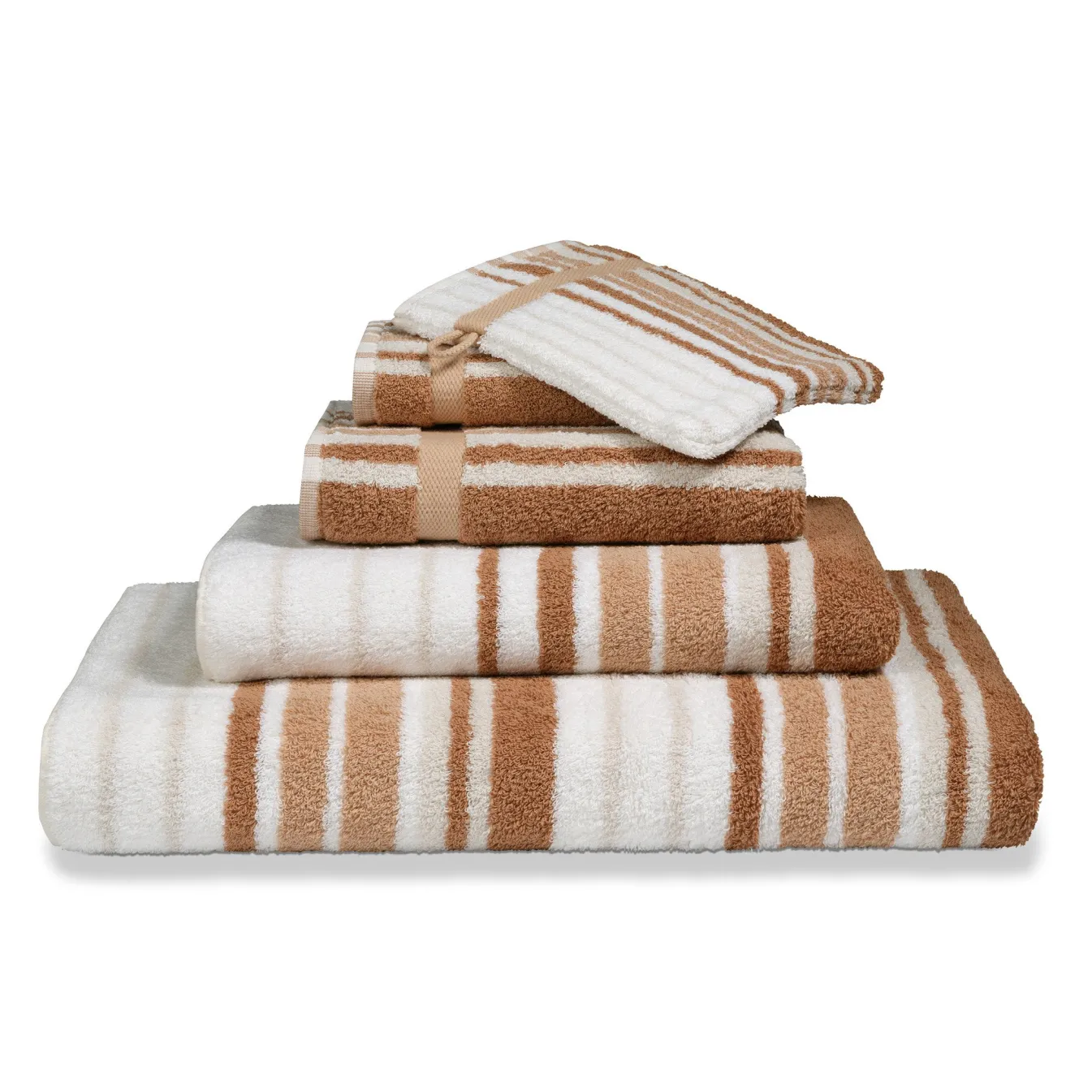 Discount Bath & Living Vandyck Remainder 70: Bath towel ONTARIO Praline 90x195 cm