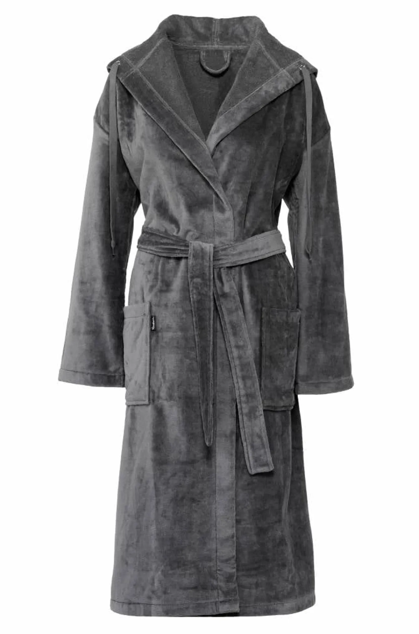 Best Sale Bath & Living Vandyck RIO bathrobe Anthracite-081