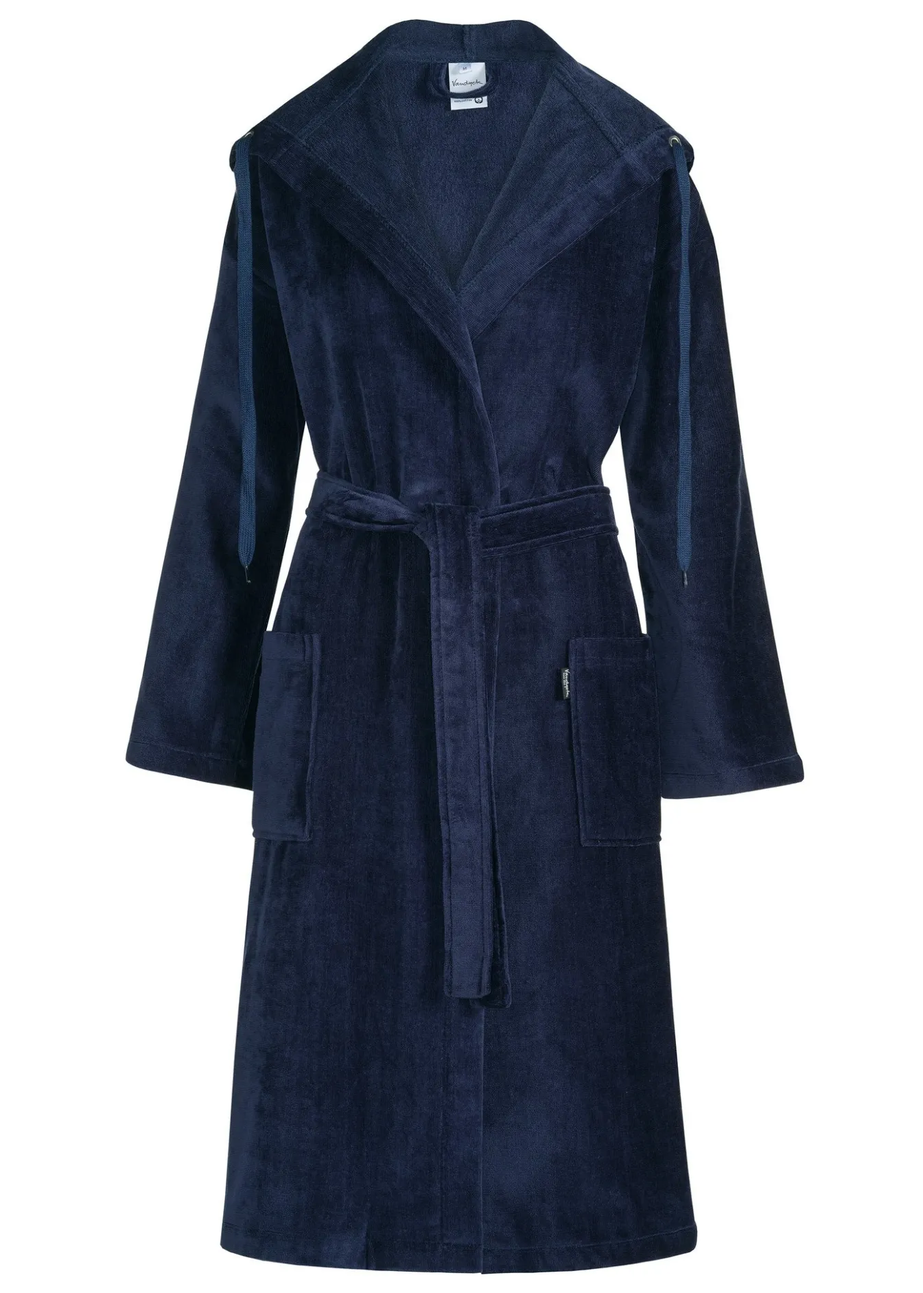 Hot Bath & Living Vandyck RIO bathrobe color Dark Navy-045 (BAGE16202)